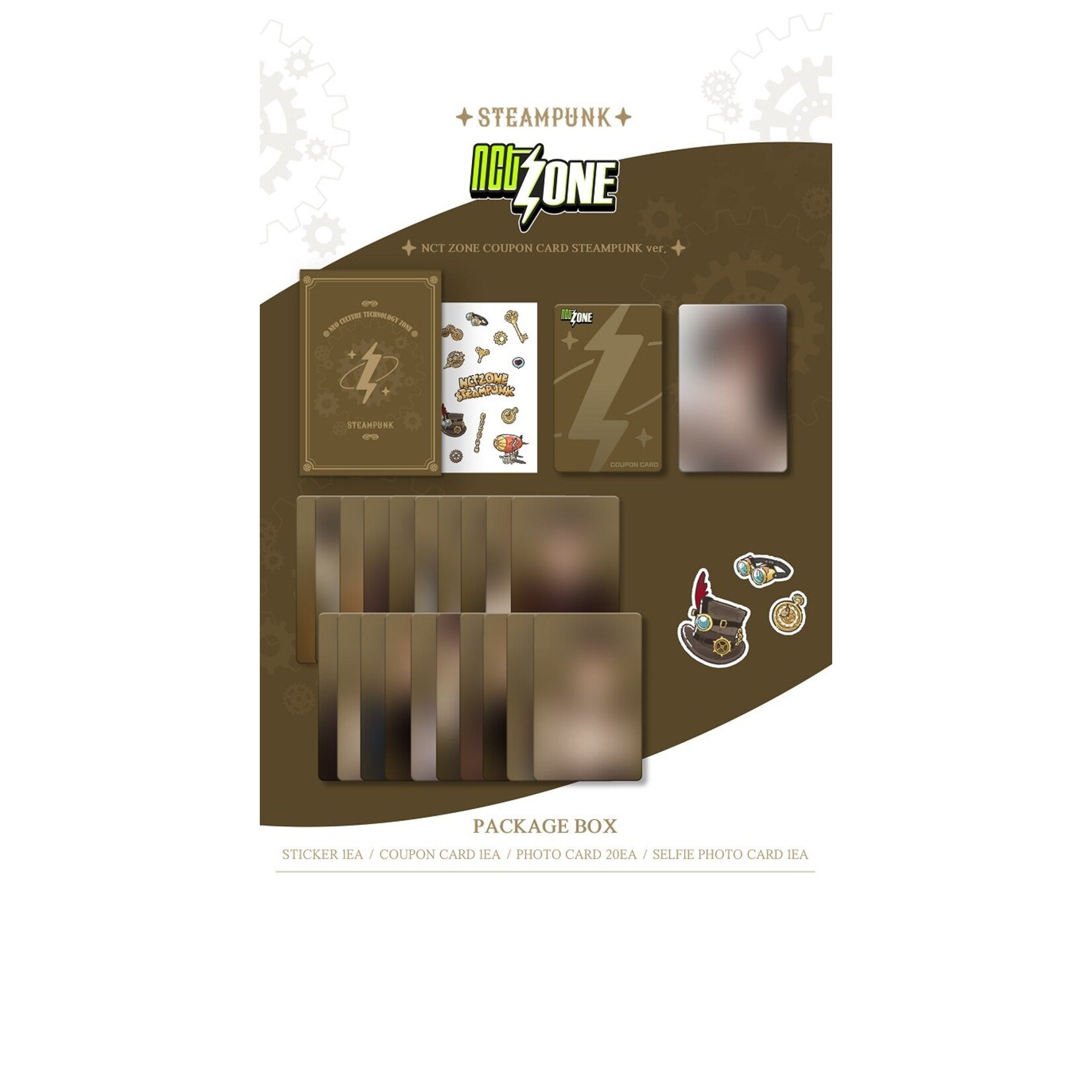 NCT [Summer Sale] NCT - NCT ZONE COUPON CARD STEAMPUNK ver.