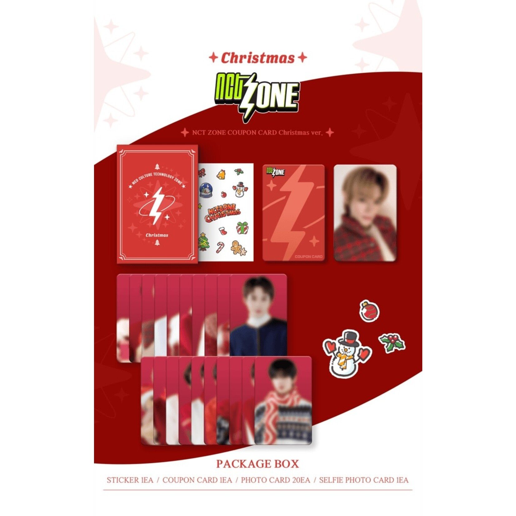 NCT [Summer Sale] NCT - NCT ZONE COUPON CARD CHRISTMAS ver.