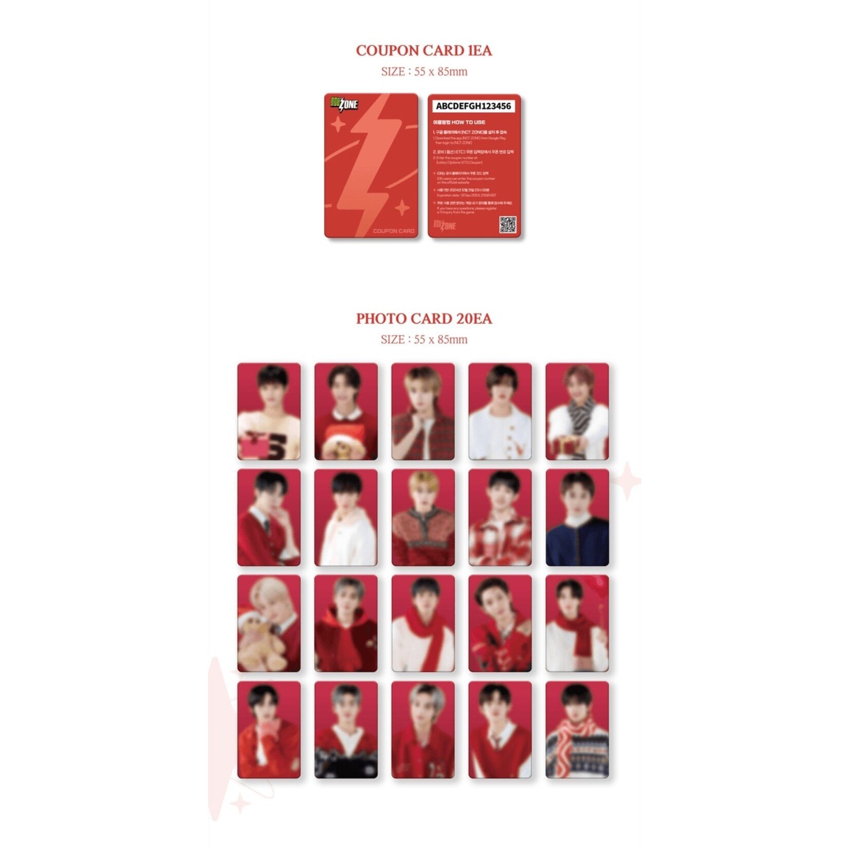 NCT [Summer Sale] NCT - NCT ZONE COUPON CARD CHRISTMAS ver.