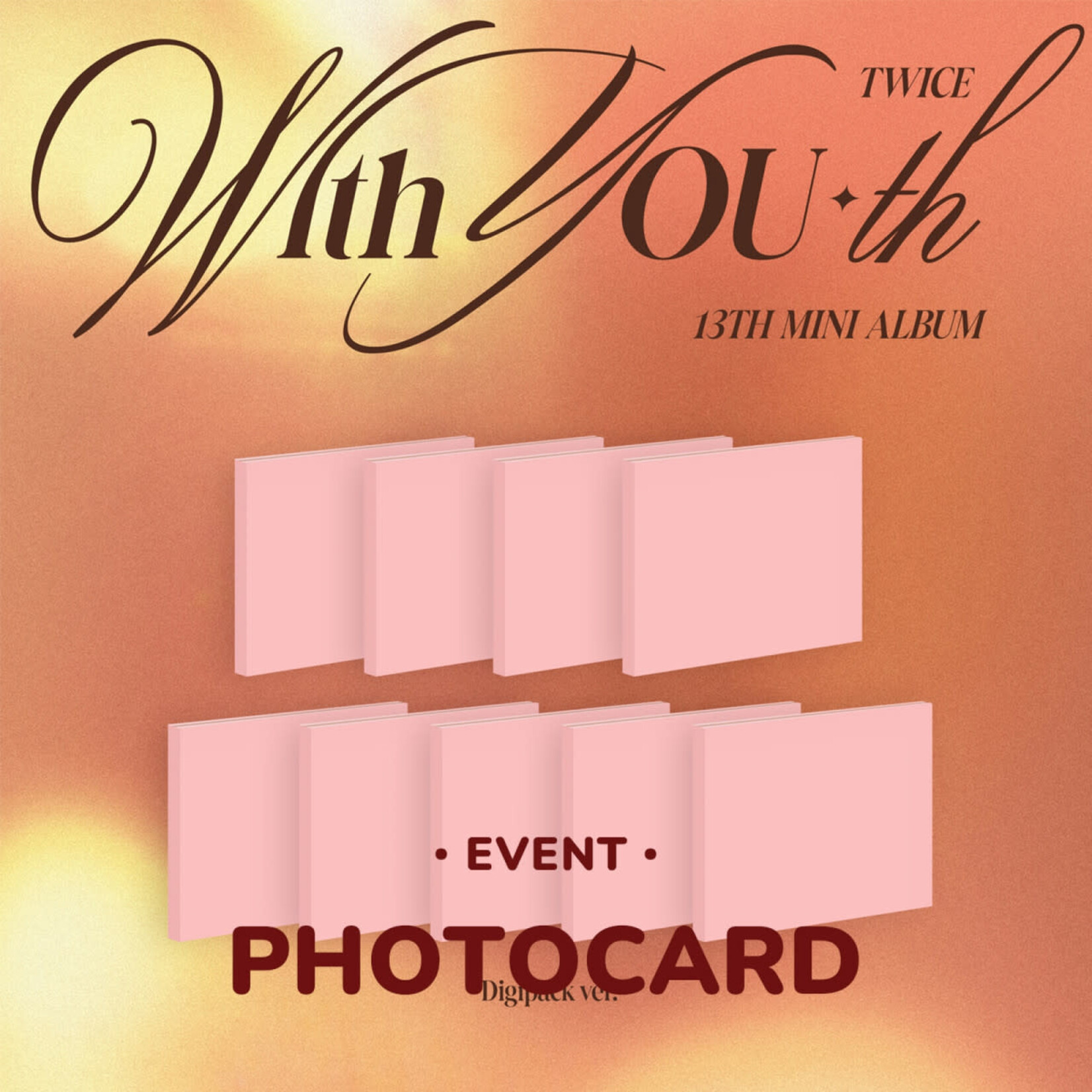 Twice TWICE - With YOU-th (Digipack Ver. + Random Photocard (SW)