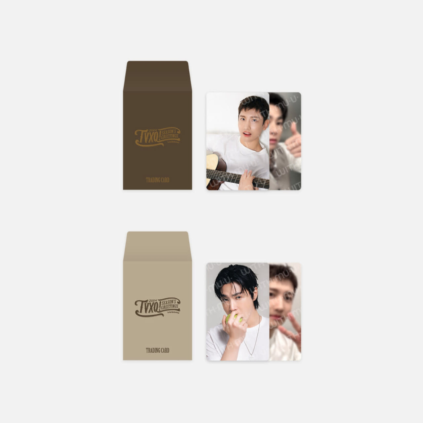 TVXQ [Summer Sale] TVXQ! - 12 RANDOM TRADING CARD SET / 2024 SEASON'S GREETINGS OFFICIAL MD