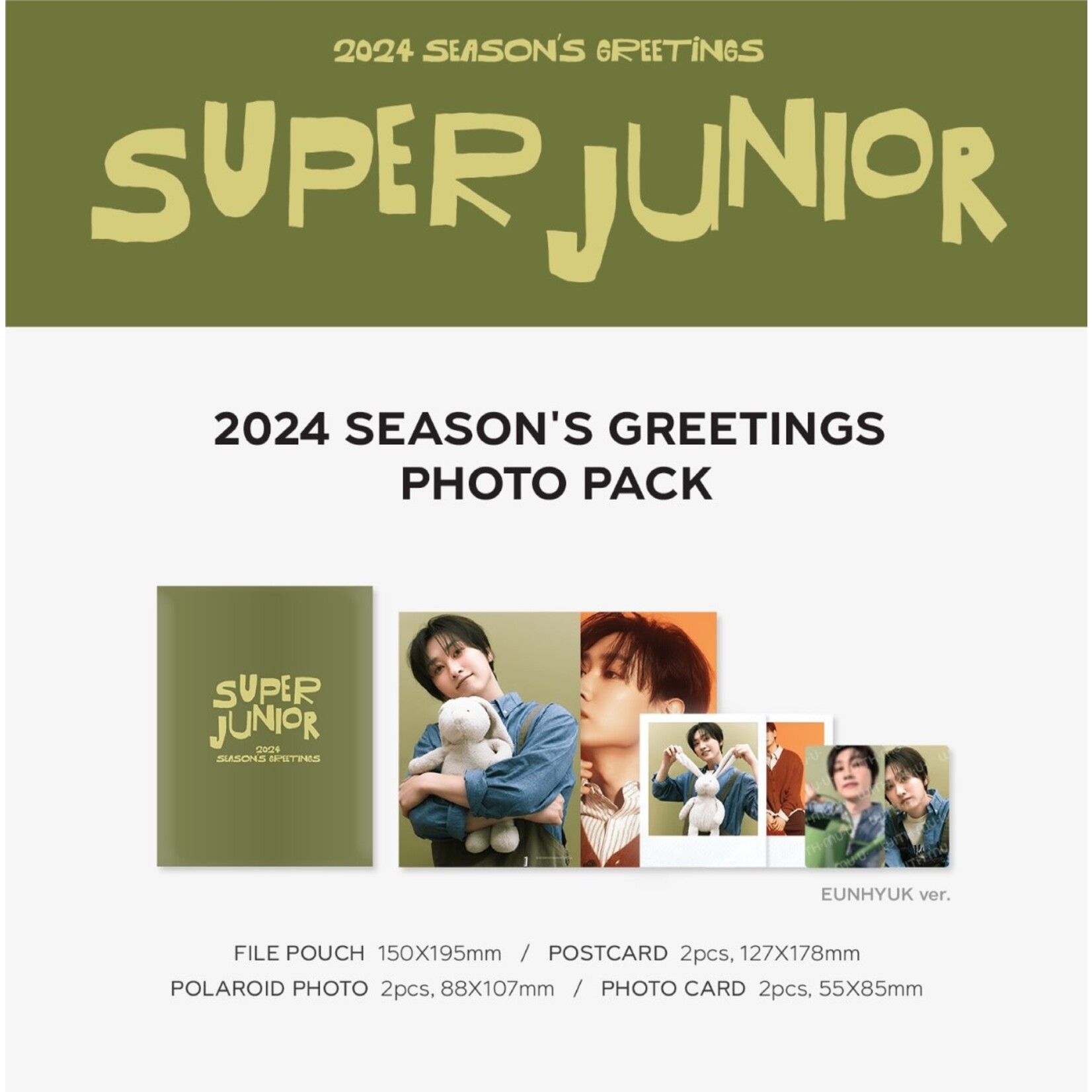 [Summer Sale] SUPER JUNIOR - PHOTO PACK / 2024 SEASON'S GREETINGS OFFICIAL MD