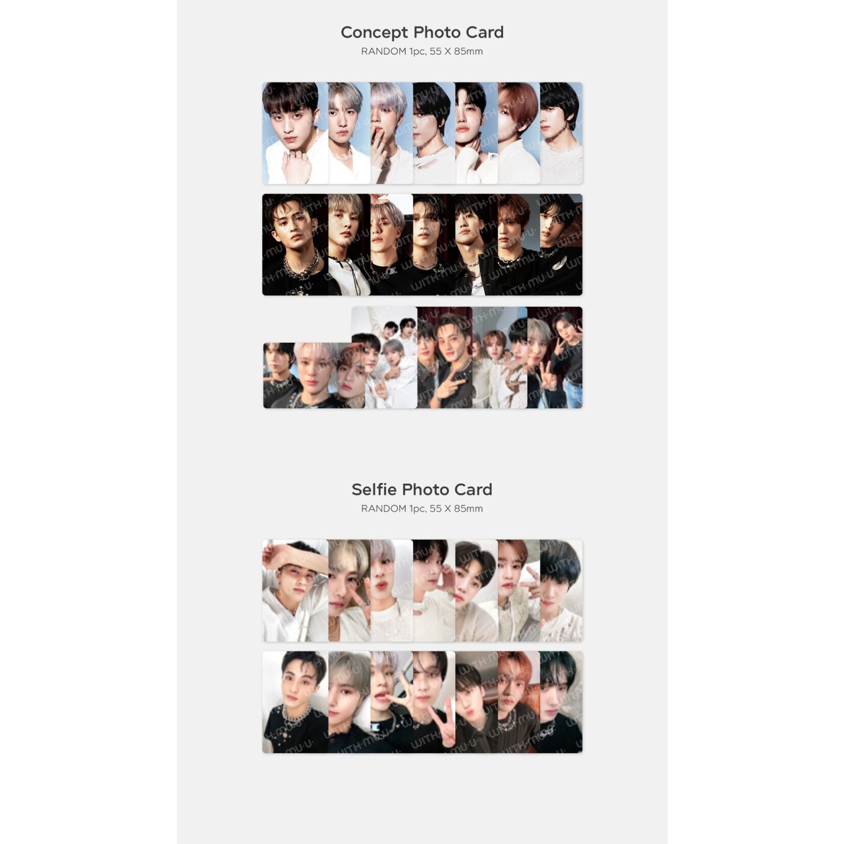 NCT NCT Dream- 12 RANDOM TRADING CARD SET / 2024 SEASON'S GREETINGS OFFICIAL MD