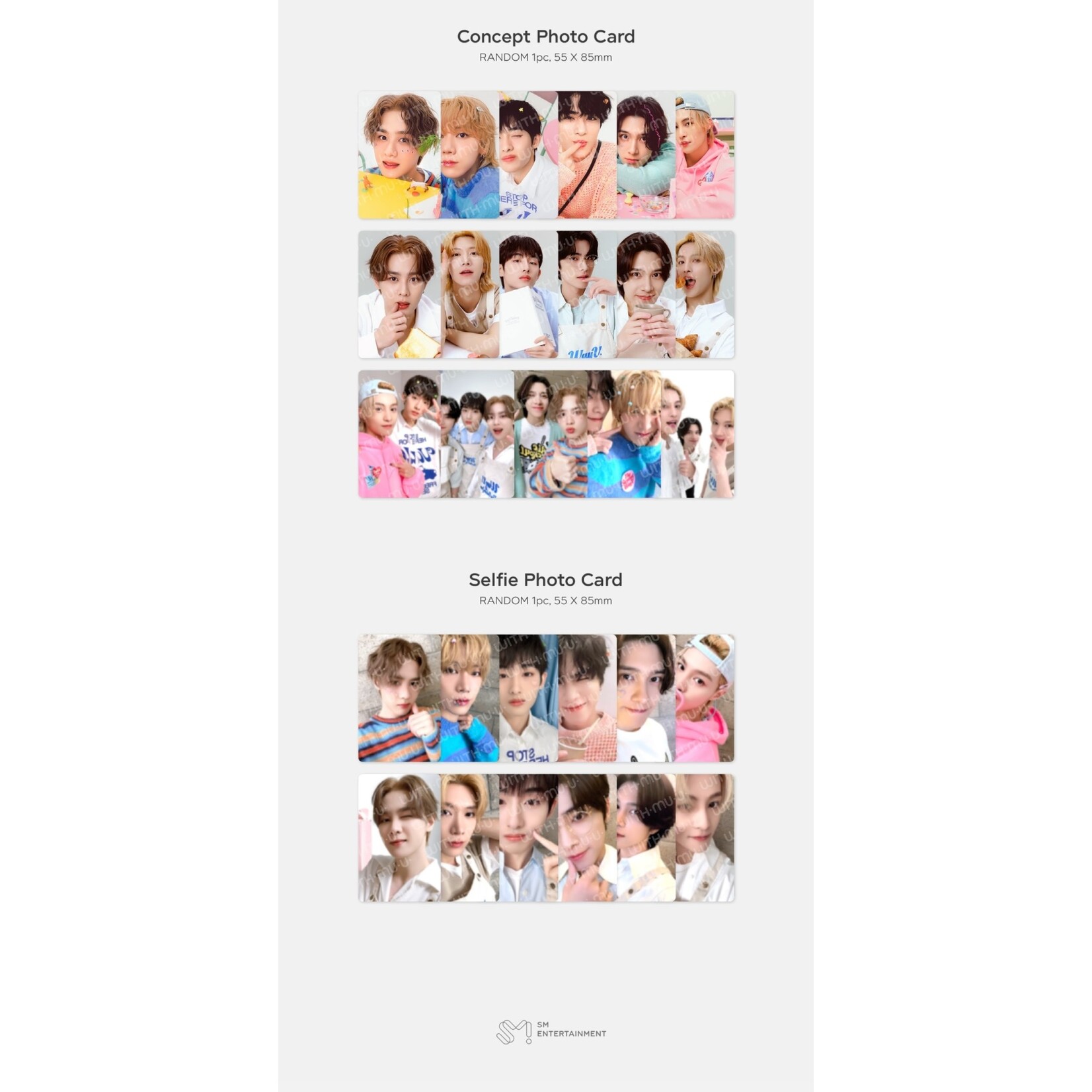 NCT WayV - 12 RANDOM TRADING CARD SET / 2024 SEASON'S GREETINGS OFFICIAL MD