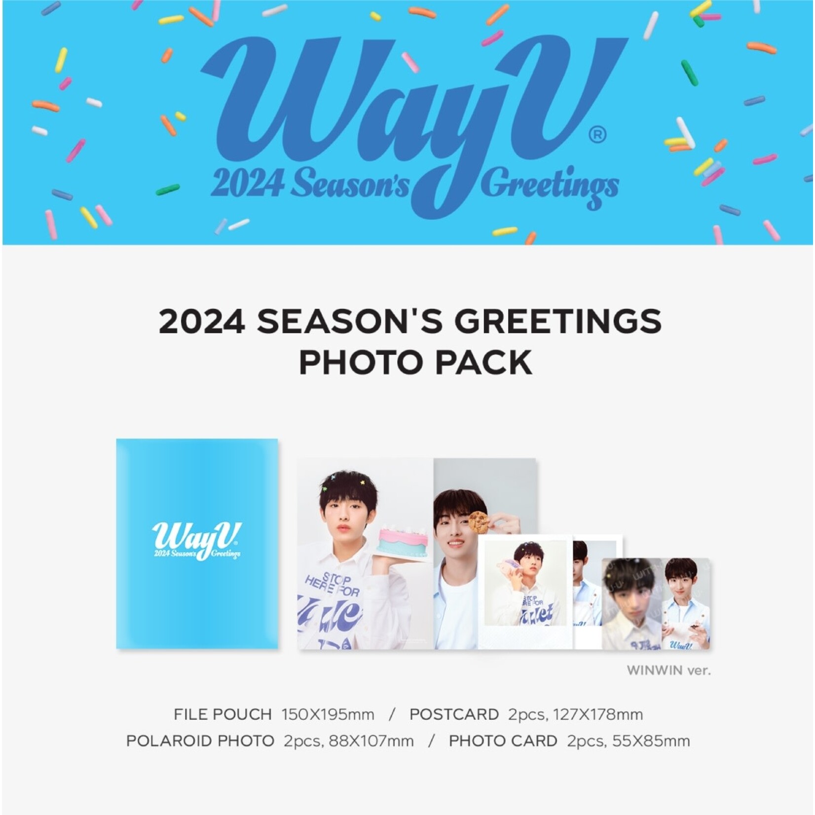 NCT [Summer Sale] WayV - PHOTO PACK / 2024 SEASON'S GREETINGS OFFICIAL MD