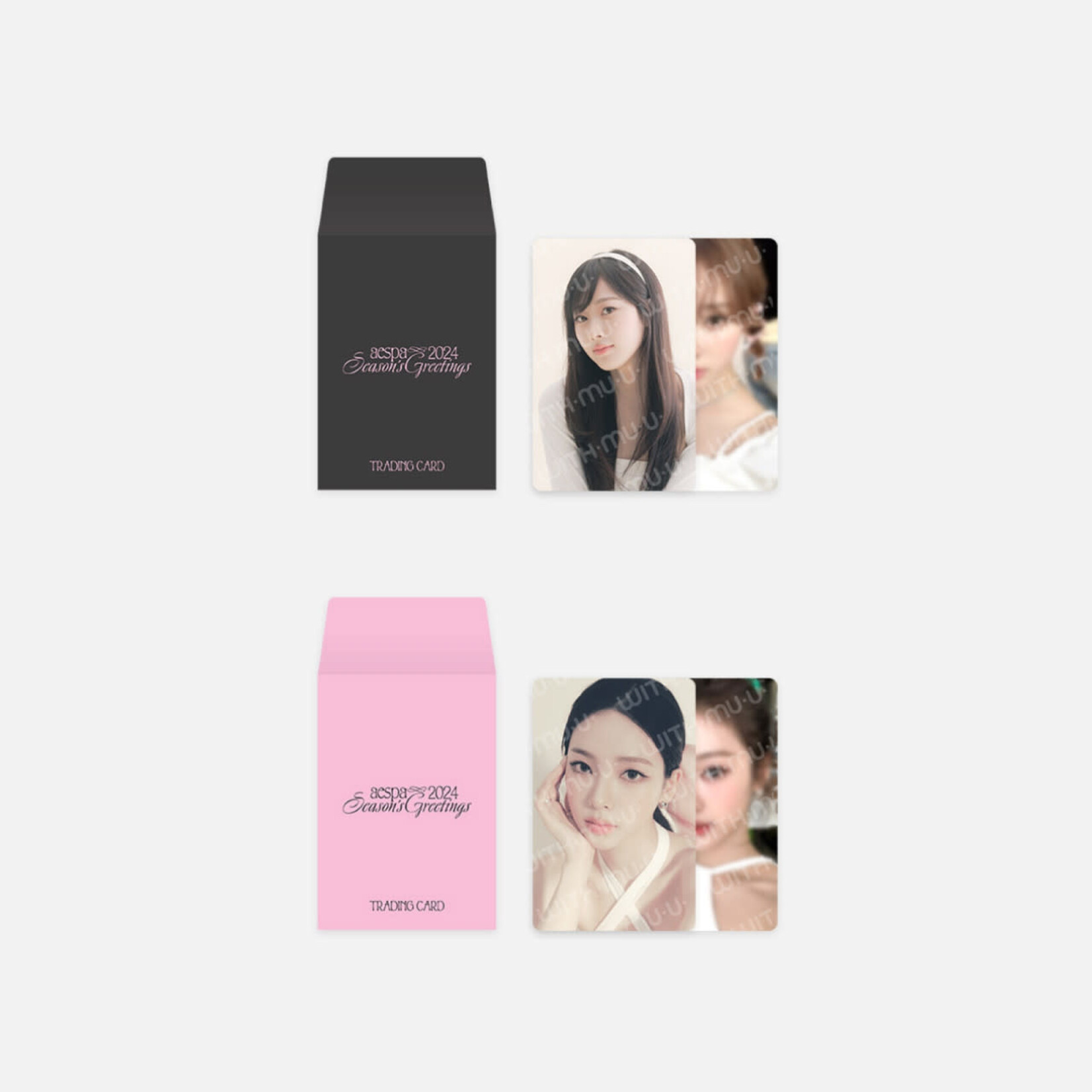 Aespa aespa - 12 RANDOM TRADING CARD SET / 2024 SEASON'S GREETINGS OFFICIAL MD