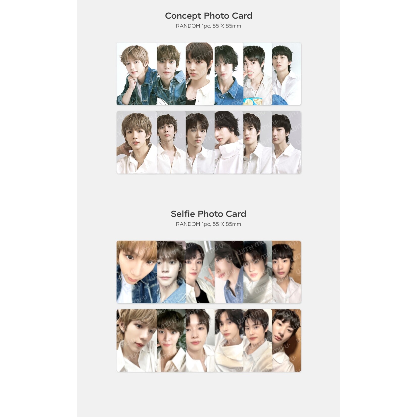 Riize Riize - 12 RANDOM TRADING CARD SET / 2024 SEASON'S GREETINGS OFFICIAL MD