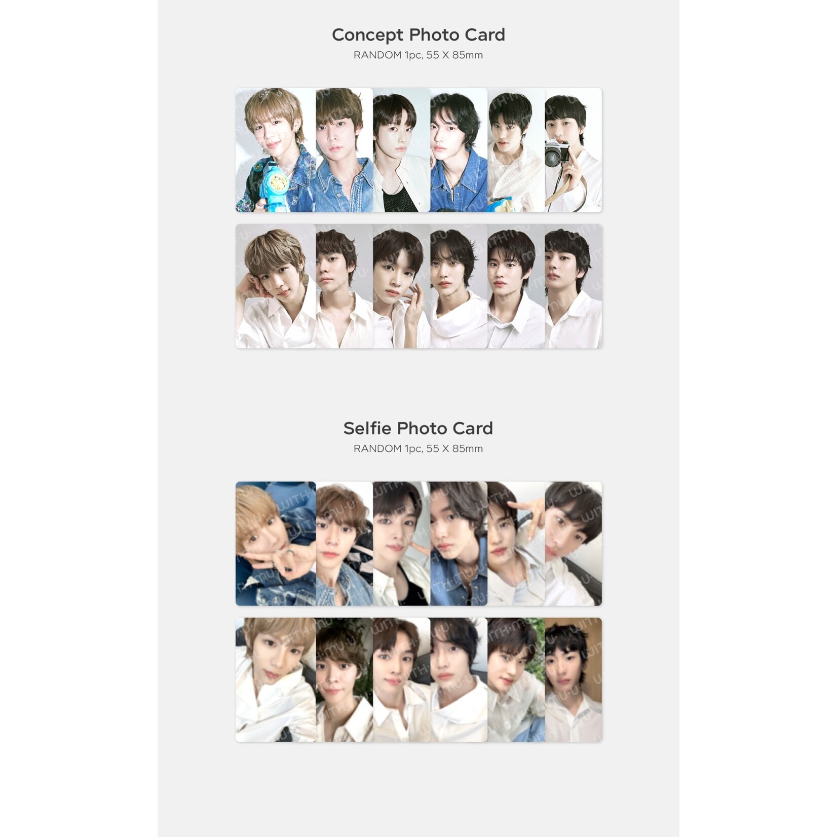 Riize Riize - 12 RANDOM TRADING CARD SET / 2024 SEASON'S GREETINGS OFFICIAL MD