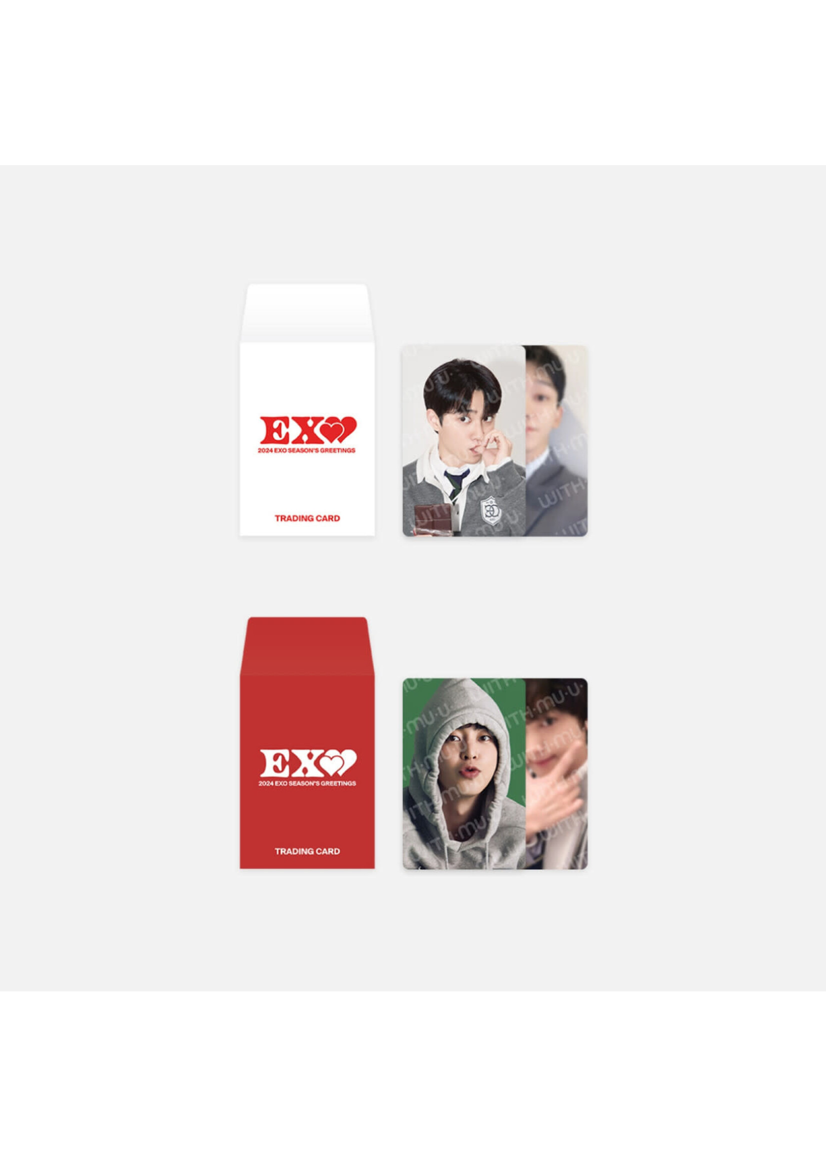 EXO - 12 RANDOM TRADING CARD SET / 2024 SEASON'S GREETINGS