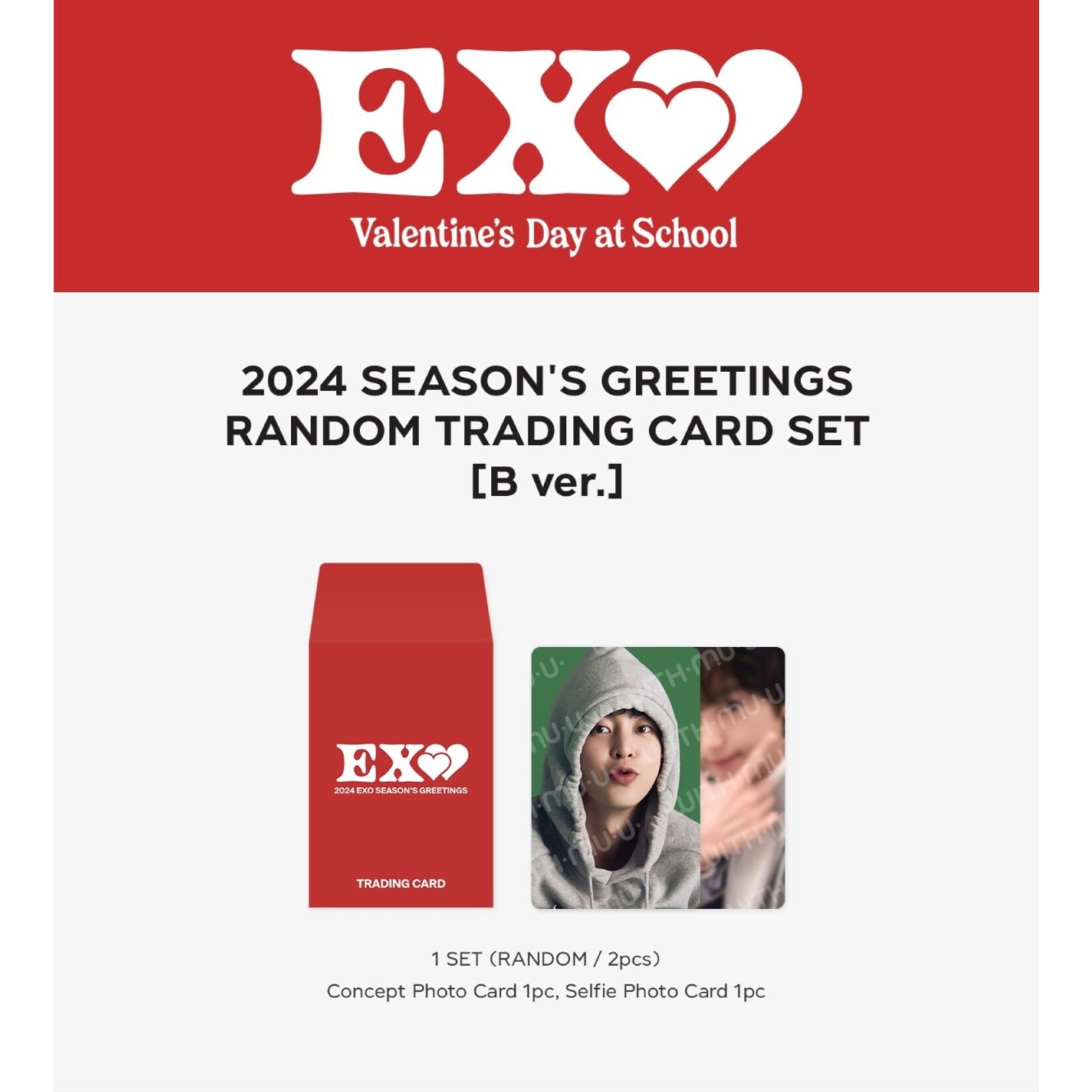 EXO [Summer Sale] EXO - 12 RANDOM TRADING CARD SET / 2024 SEASON'S GREETINGS OFFICIAL MD