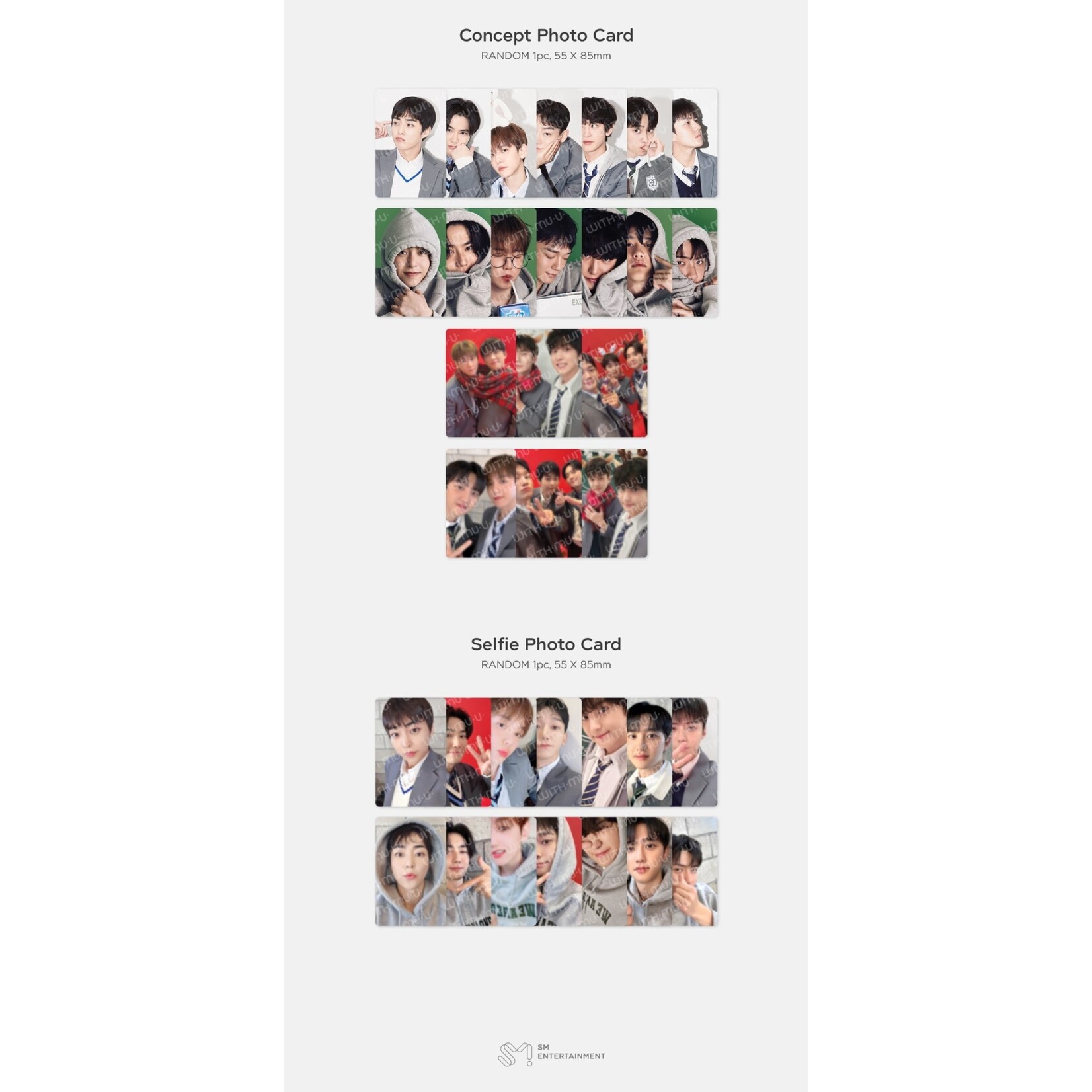 EXO [Summer Sale] EXO - 12 RANDOM TRADING CARD SET / 2024 SEASON'S GREETINGS OFFICIAL MD