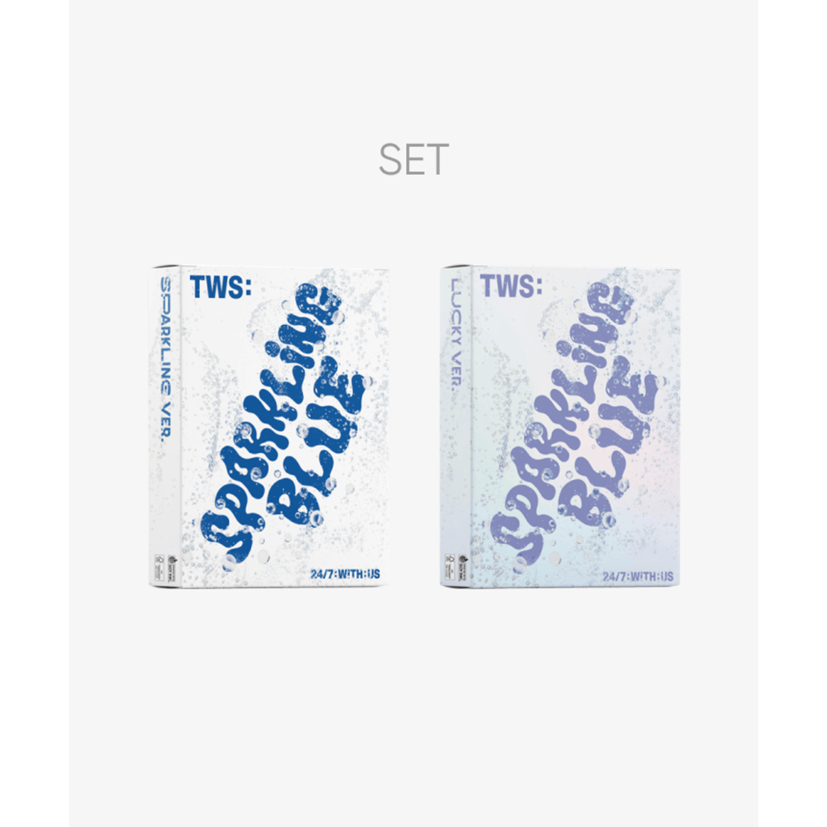 TWS TWS - 1st Mini Album 'Sparkling Blue' (Photobook Ver.) Set + Weverse Gift (WS) Sparkling