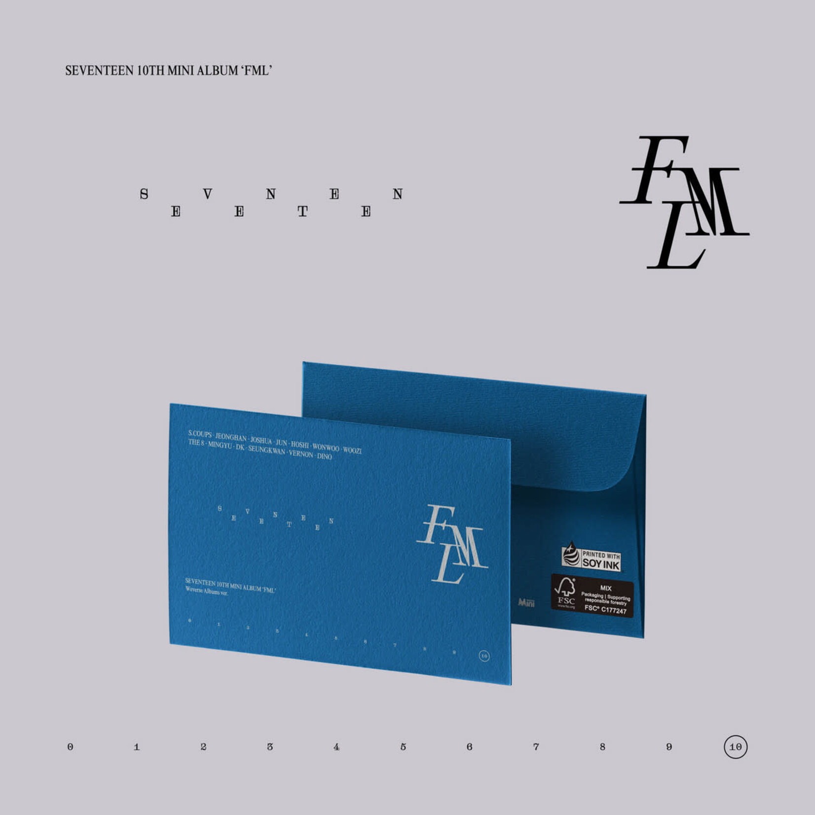 Seventeen SEVENTEEN - 10th Mini Album [FML](Weverse Albums ver.)