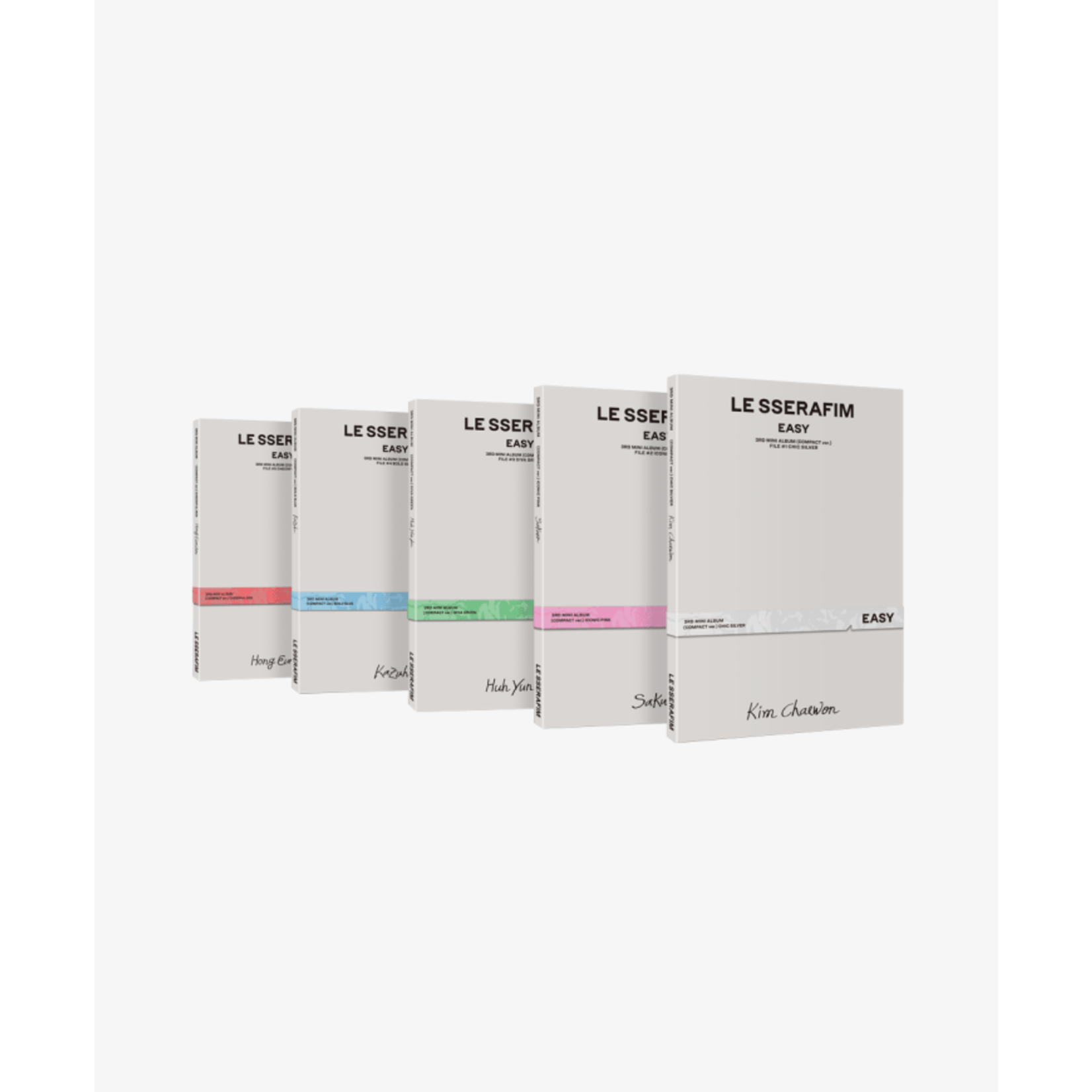 Le Sserafim LE SSERAFIM - 3rd Mini Album 'EASY' (COMPACT ver.) + Weverse Gift (WS)