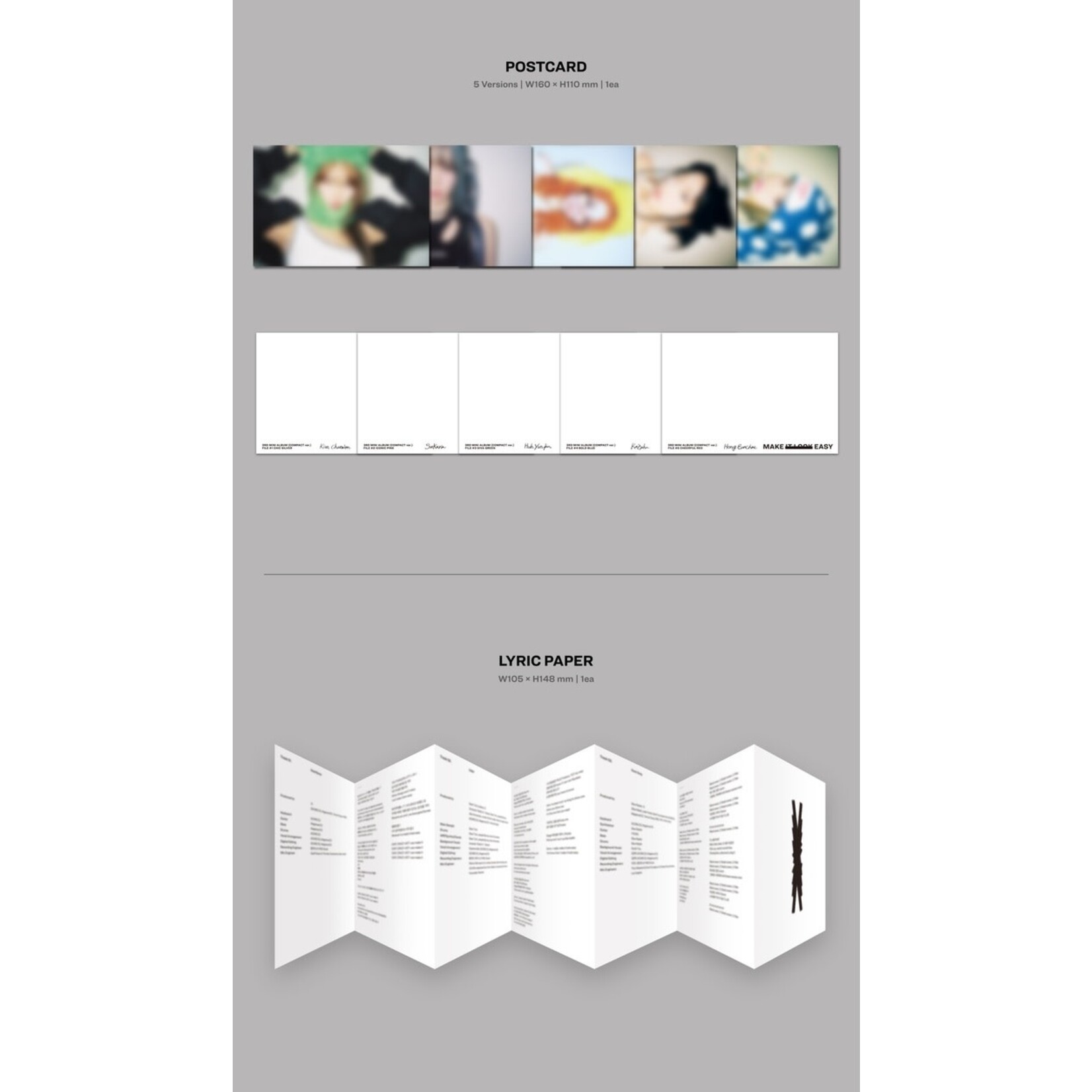 Le Sserafim LE SSERAFIM - 3rd Mini Album 'EASY' (COMPACT ver.) + Weverse Gift (WS)