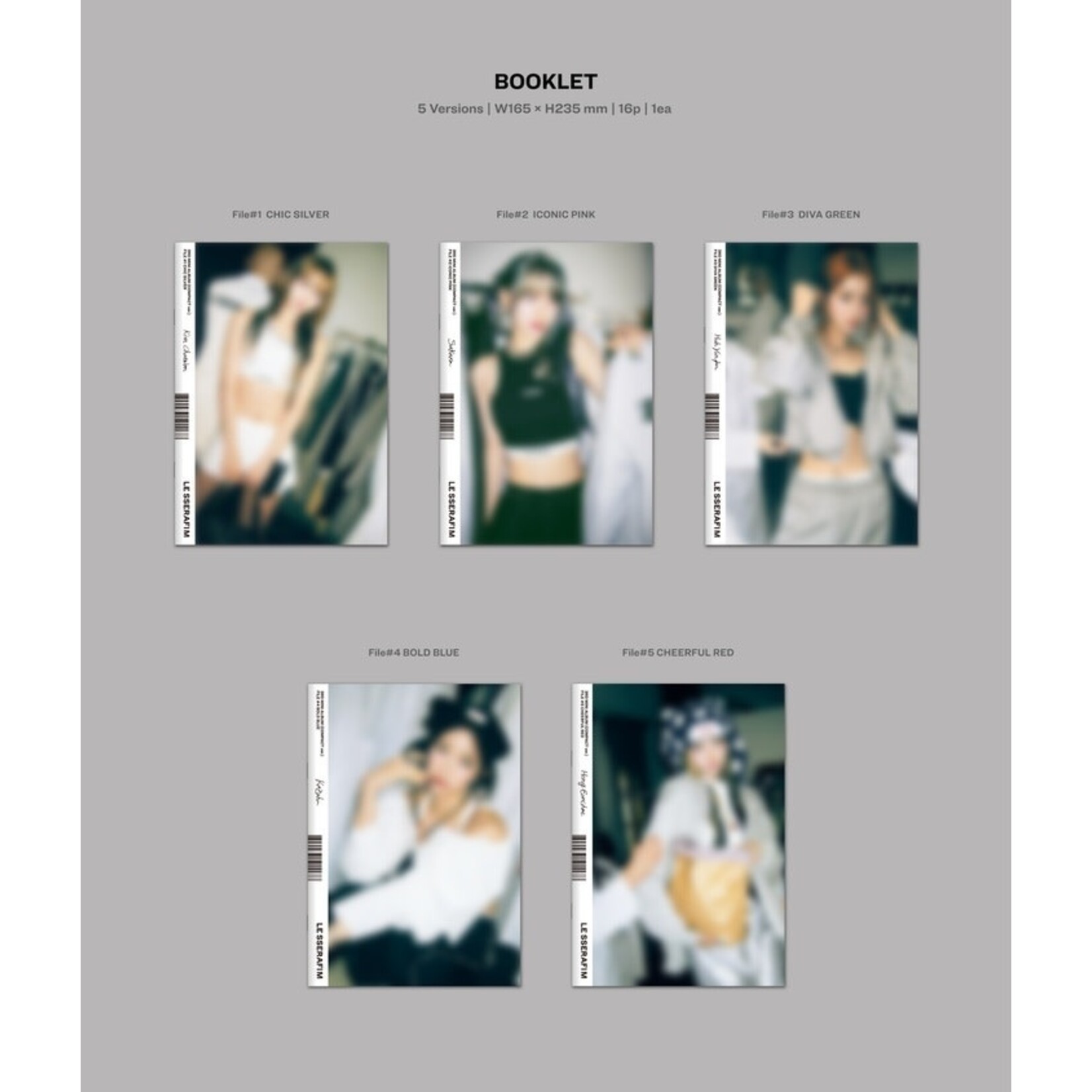 Le Sserafim LE SSERAFIM - 3rd Mini Album 'EASY' (COMPACT ver.) + Weverse Gift (WS)
