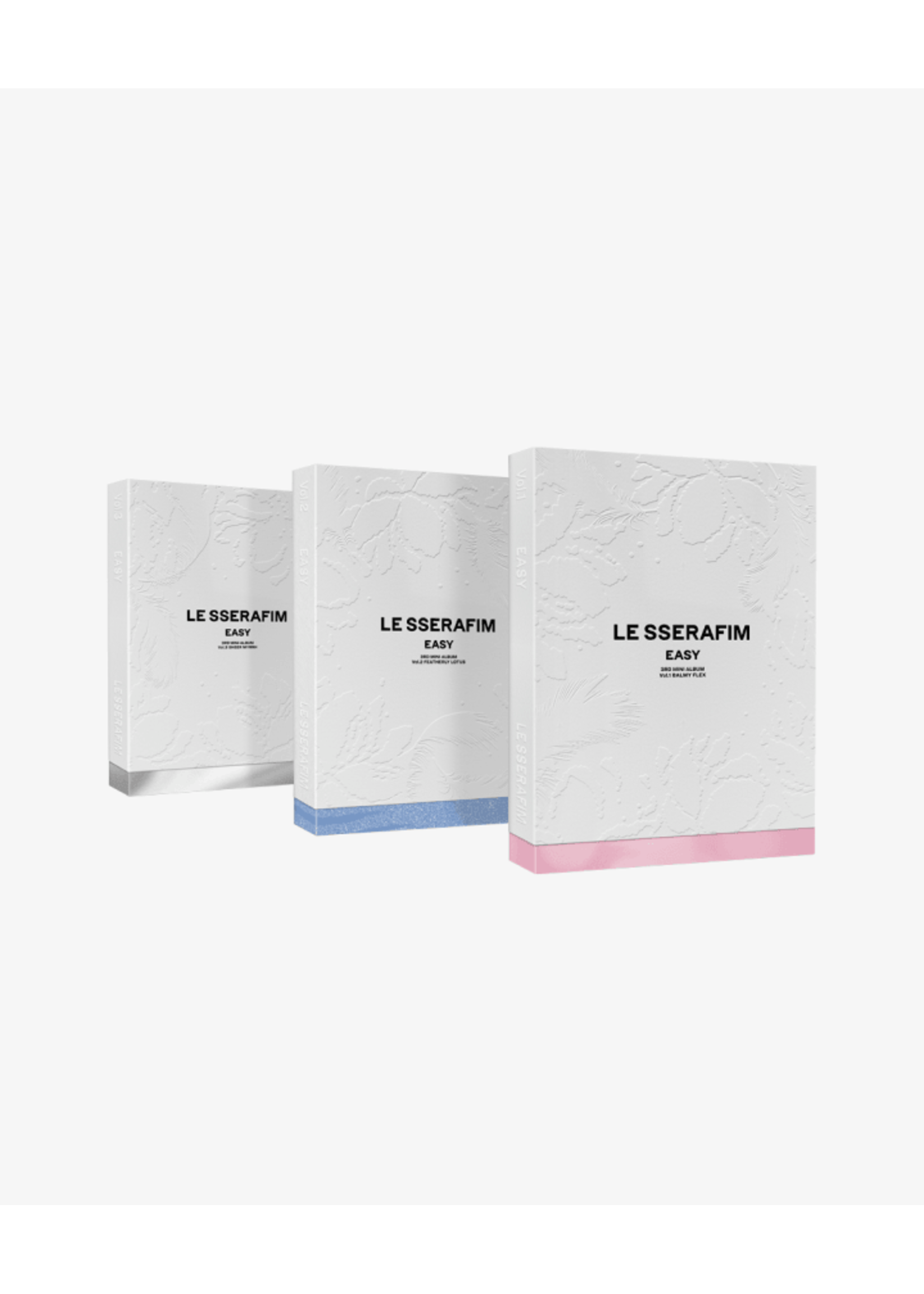 LE SSERAFIM - 3rd Mini Album 'EASY' (Photobook Ver.) + Weverse