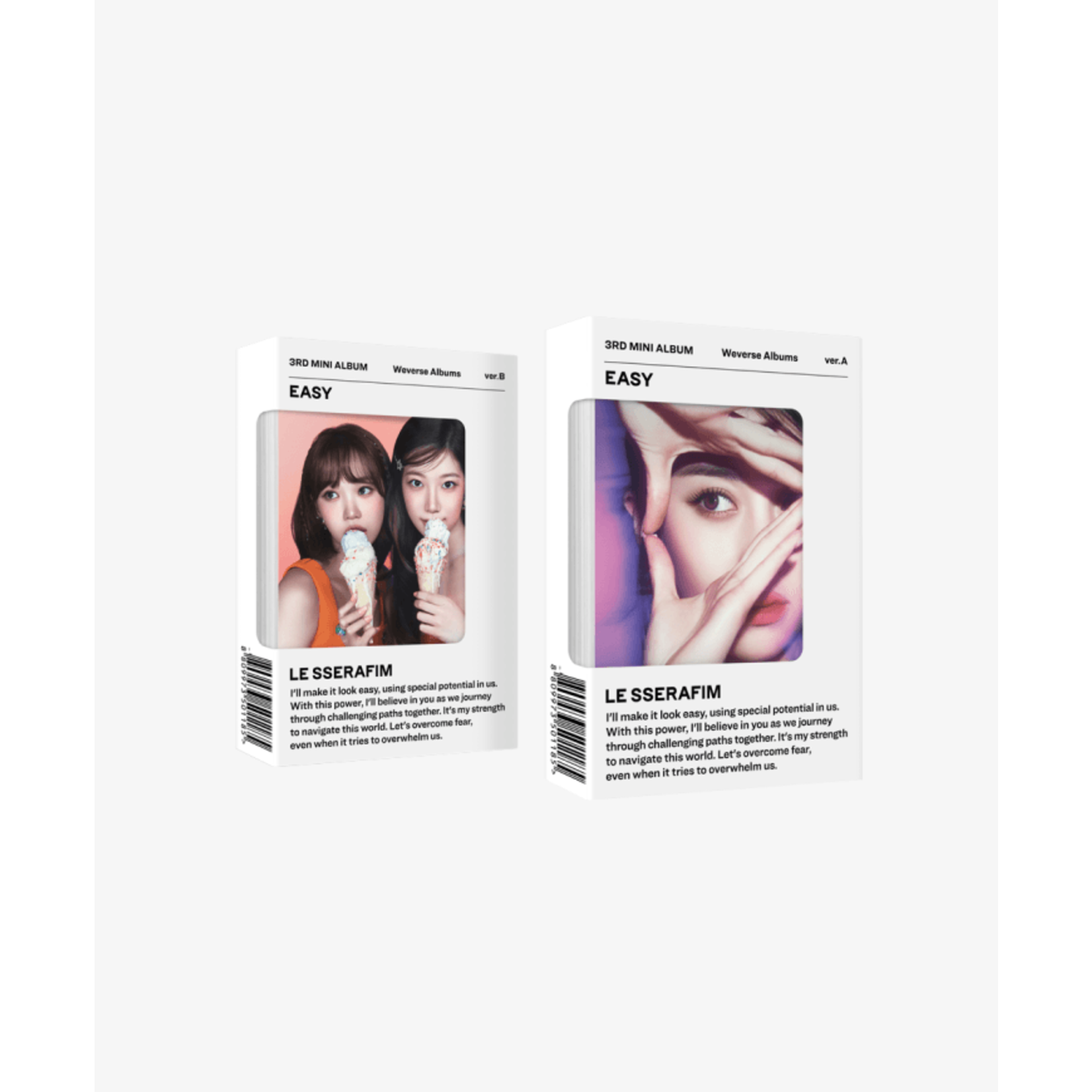 Le Sserafim LE SSERAFIM - 3rd Mini Album 'EASY' (Weverse Albums ver.) + Weverse Gift (WS)