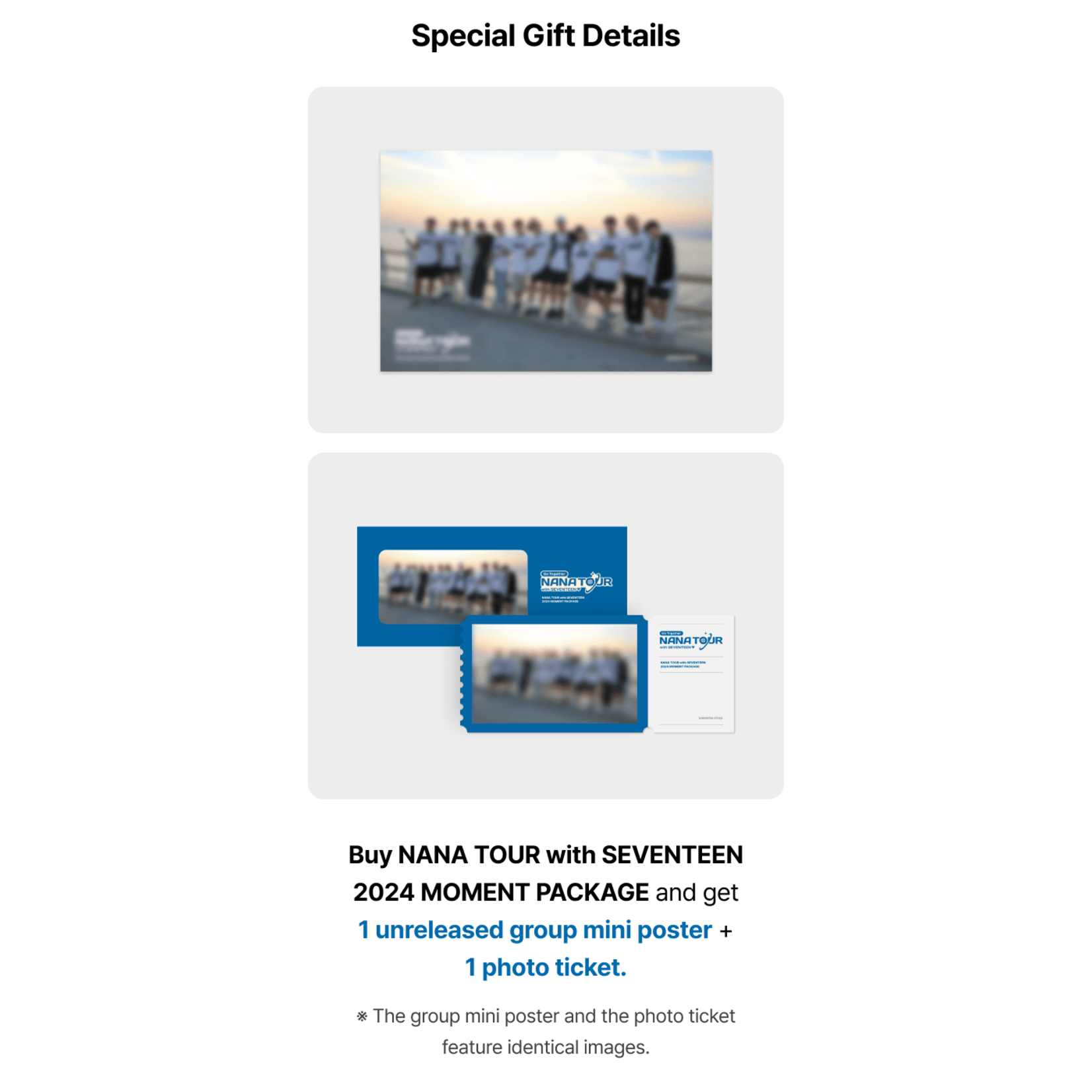 Seventeen SEVENTEEN - NANA TOUR with SEVENTEEN 2024 MOMENT PACKAGE + Weverse Gift (WS)
