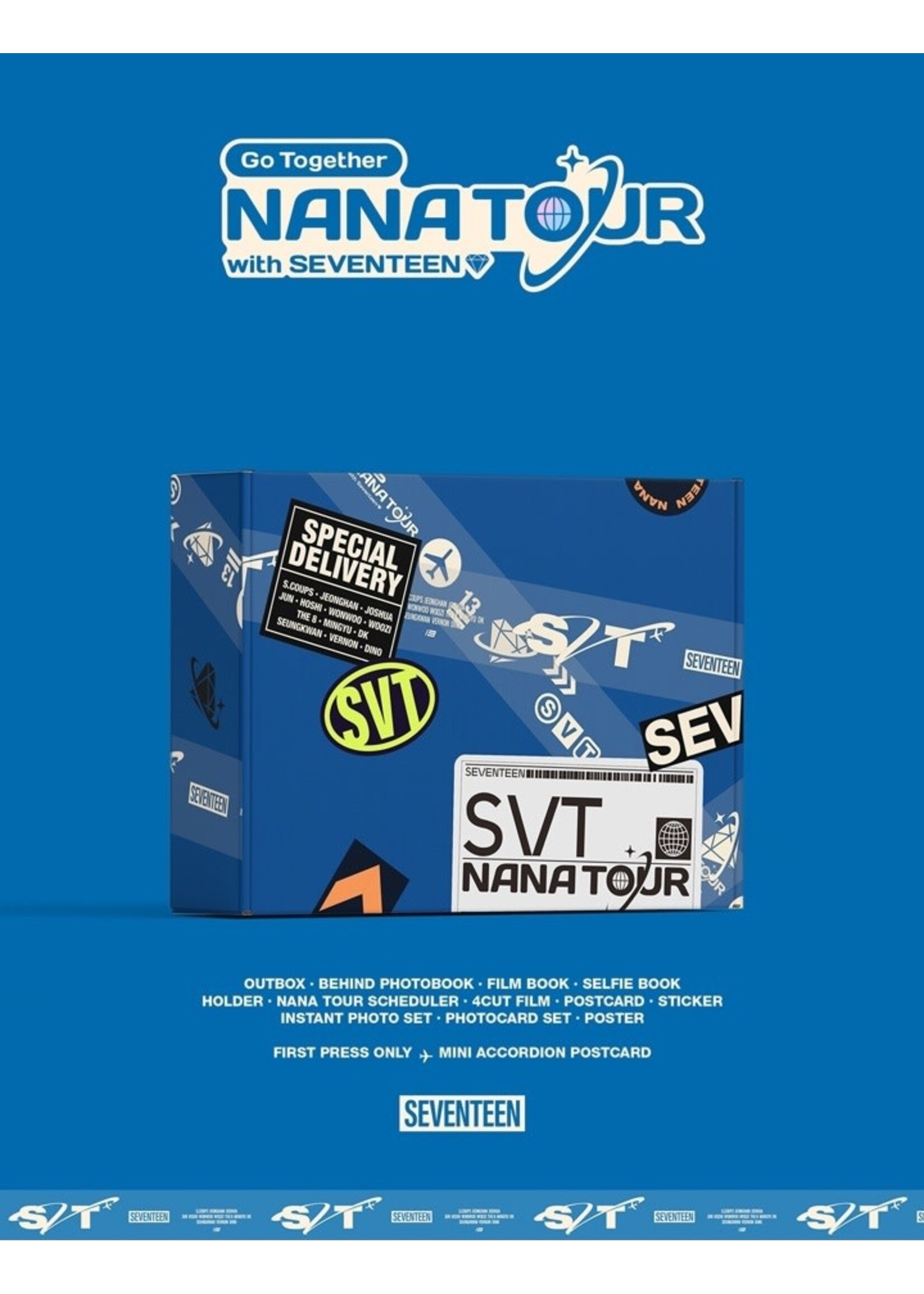 SEVENTEEN NANA TOUR with SEVENTEEN 2024 MOMENT PACKAGE + Weverse Gift