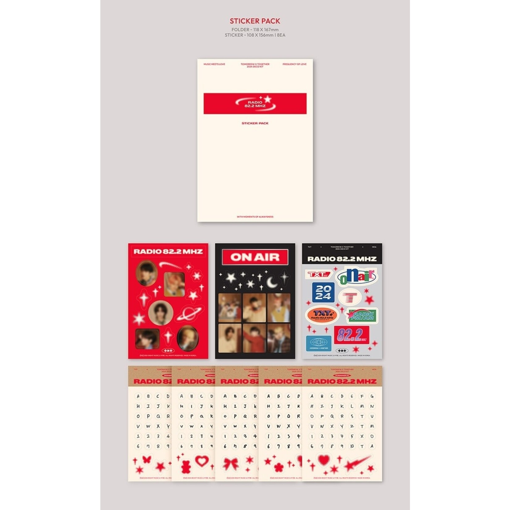 TXT TOMORROW X TOGETHER (TXT) - TOMORROW X TOGETHER 2024 DECO KIT + Weverse Gift (WS)