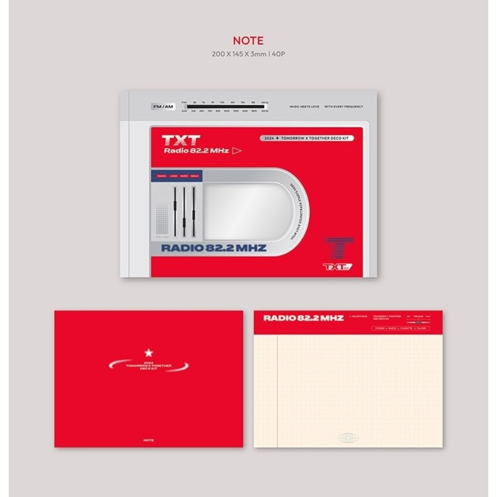 TXT TOMORROW X TOGETHER (TXT) - TOMORROW X TOGETHER 2024 DECO KIT + Weverse Gift (WS)