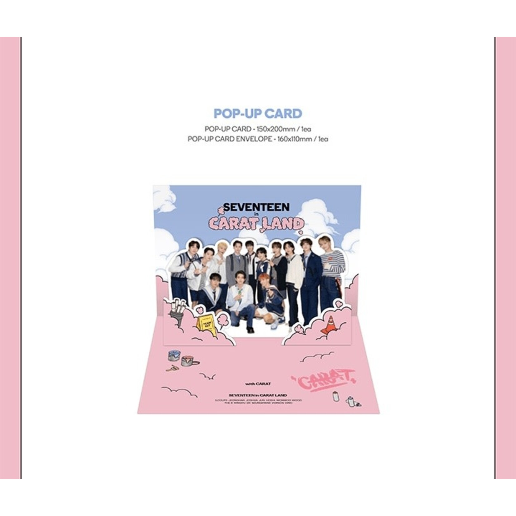 Seventeen SEVENTEEN - 2023 SVT 7TH FAN MEETING 〈SEVENTEEN in CARAT LAND〉MEMORY BOOK + DIGITAL CODE + Weverse Gift (WS)