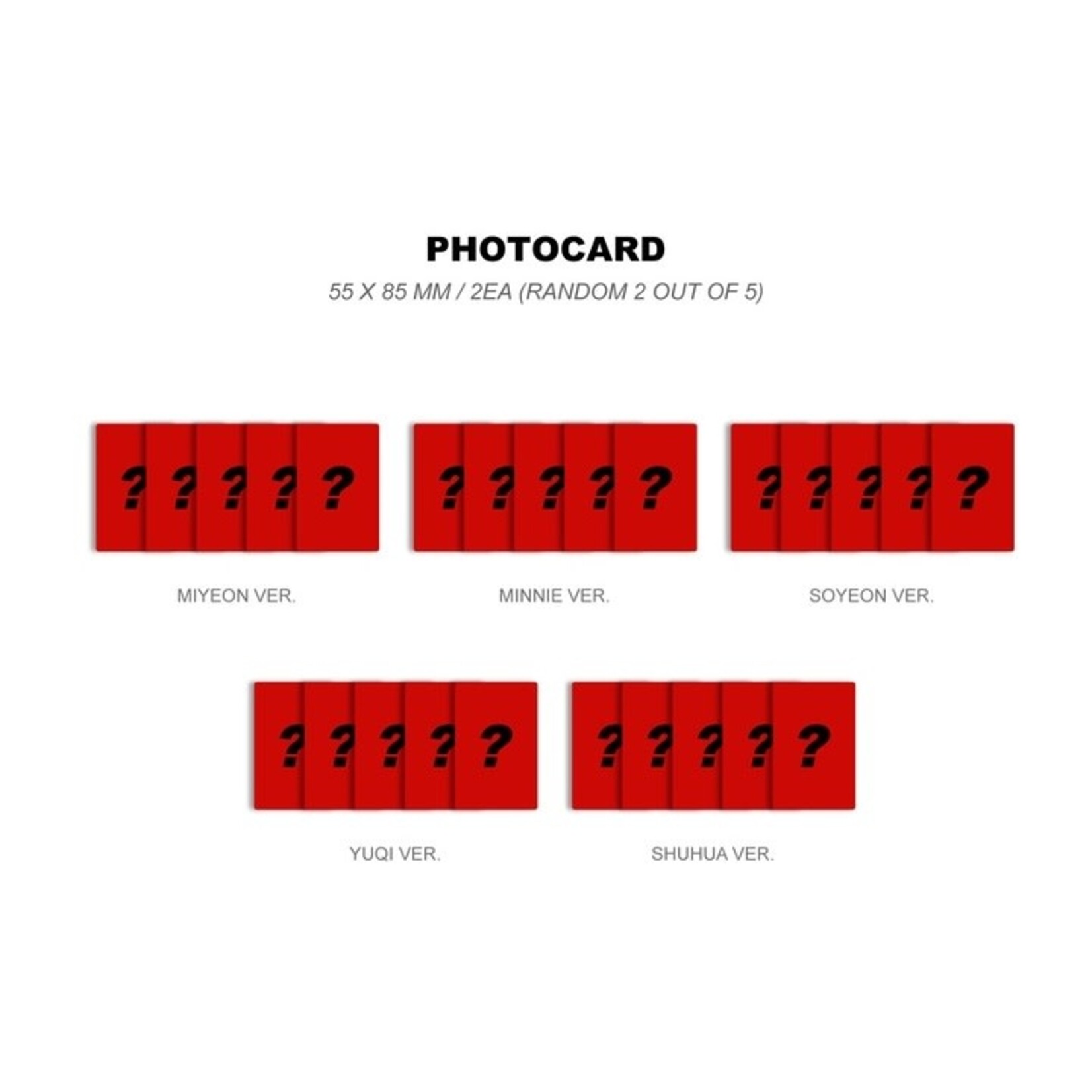 i-dle* (G)I-DLE - 2ND FULL ALBUM [2] (POCAALBUM Ver.) + Weverse Gift (WS)