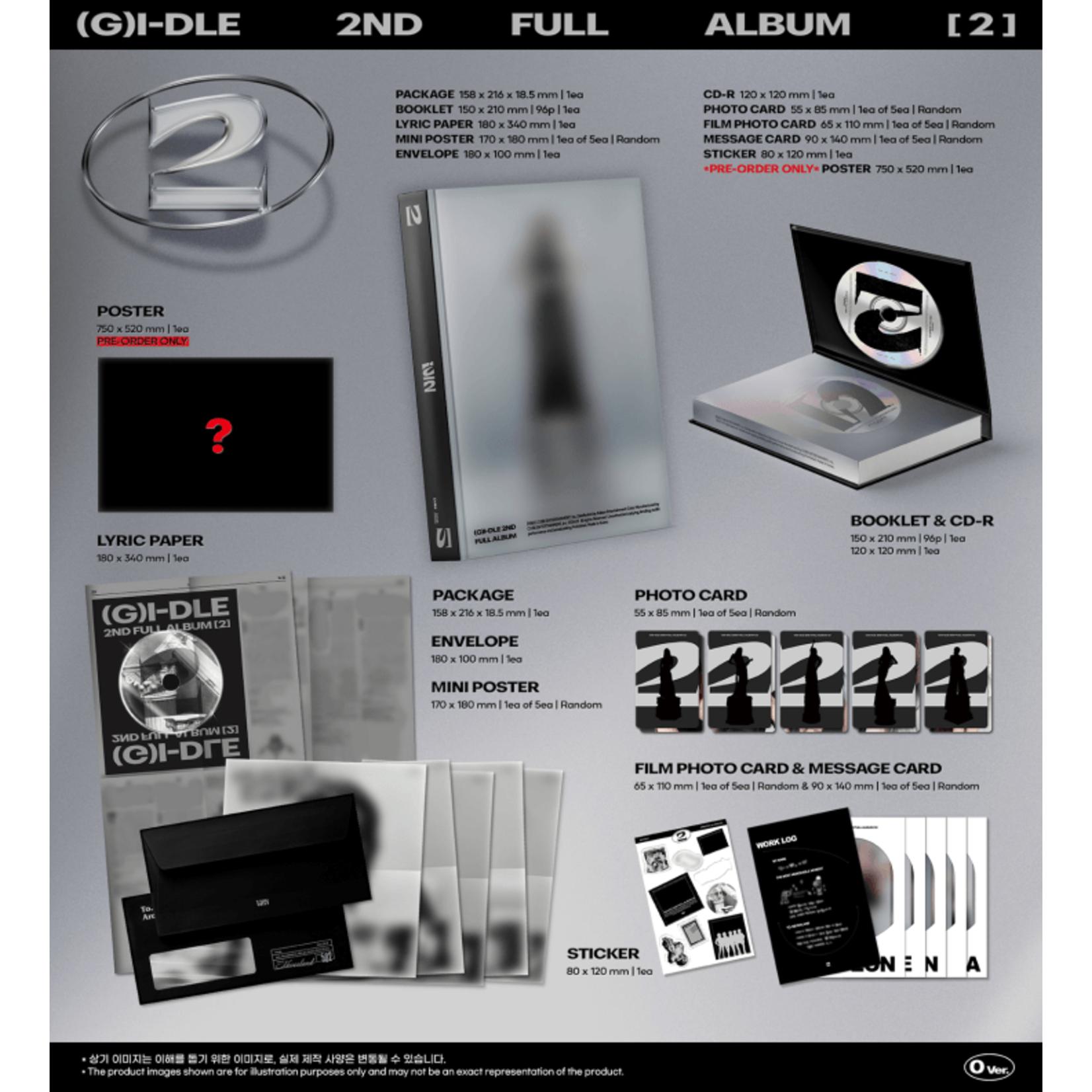 i-dle* (G)I-DLE - 2ND FULL ALBUM [2] (Photobook Ver.) + Weverse Gift (WS)