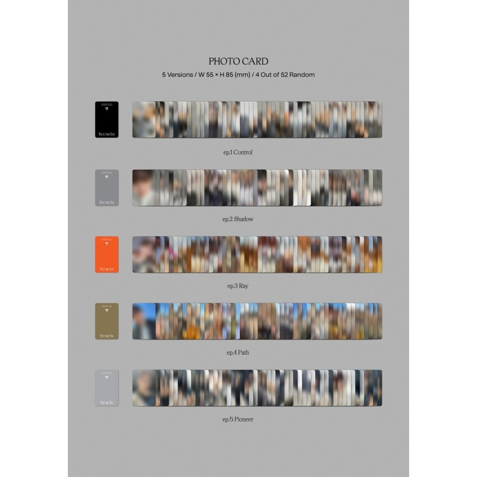 Seventeen SEVENTEEN - Vol.4 [Face the Sun] Photobook ver