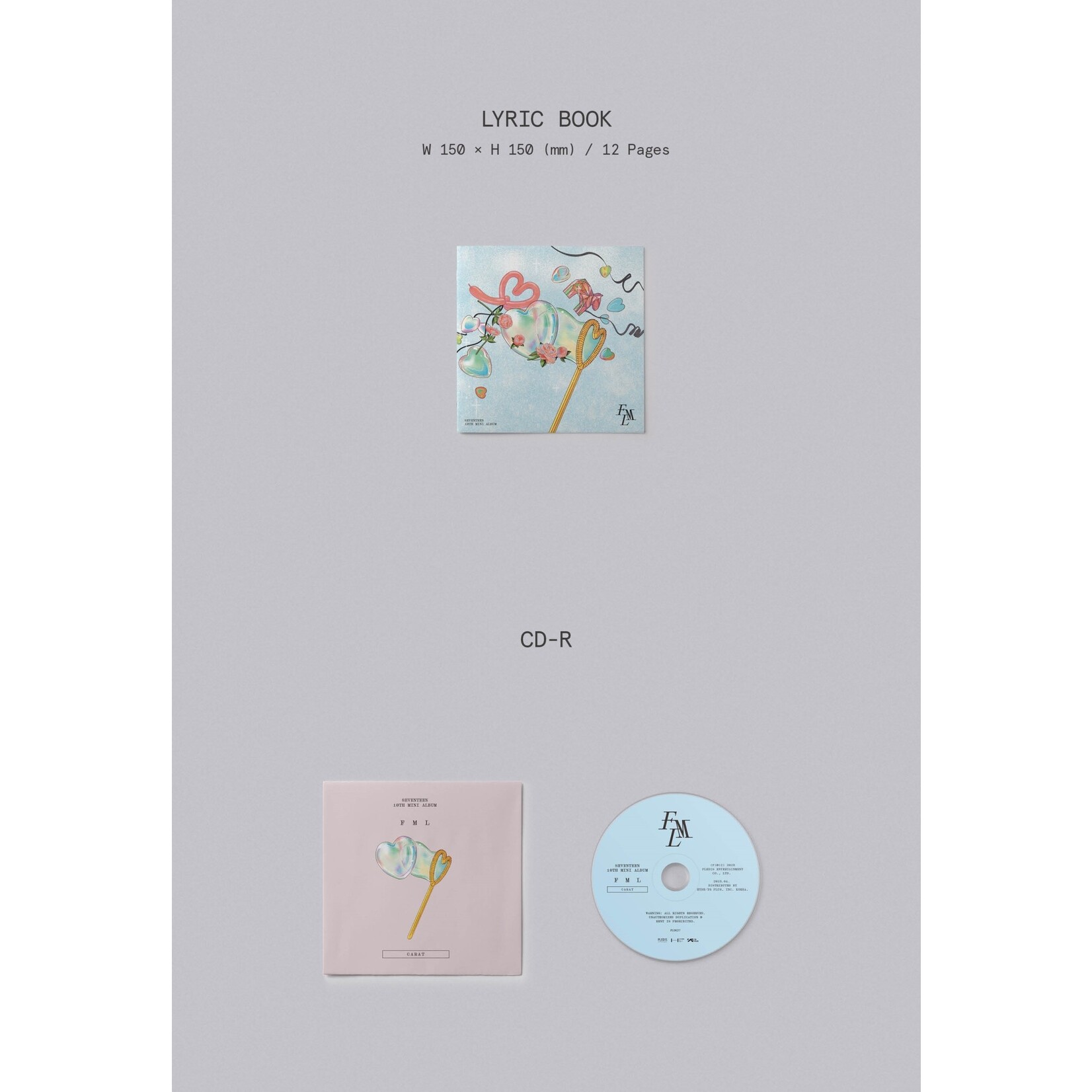 Seventeen SEVENTEEN-10th Mini Album [FML] (CARAT Ver.)