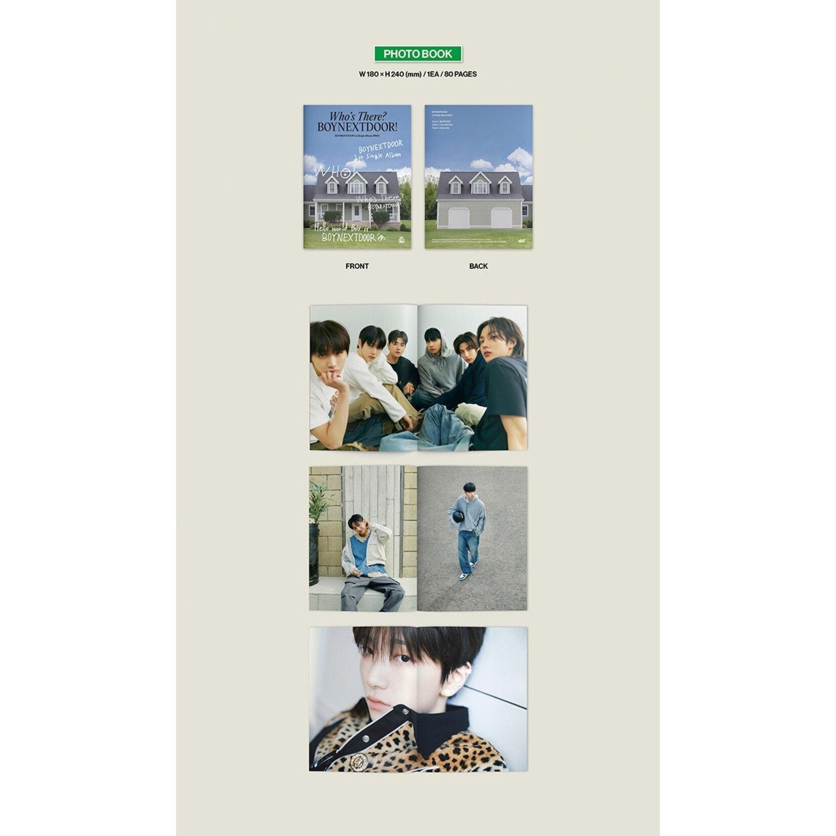 BoyNextDoor BOYNEXTDOOR - 1st Single [WHO!] (Photobook ver)