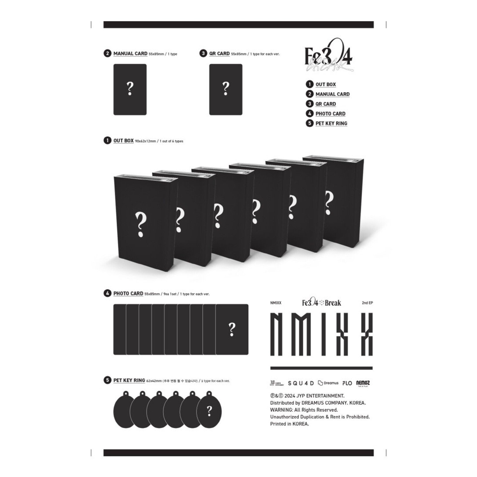 NMIXX NMIXX - Fe3O4: BREAK (Platform_Nemo ver.) + JYP shop Gift (JYP)