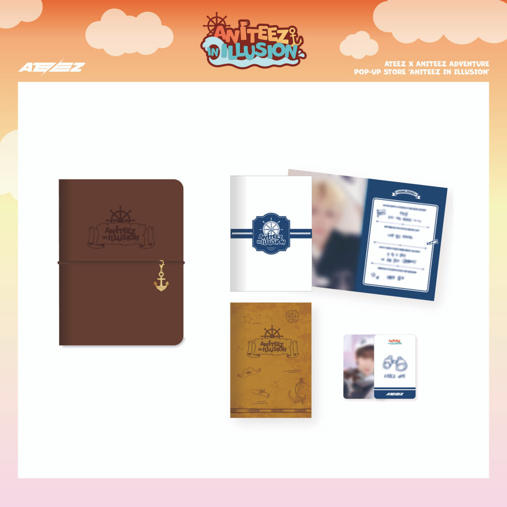 ATEEZ ATEEZ - 'ANITEEZ IN ILLUSION' ADVENTURE LOG PHOTO NOTE
