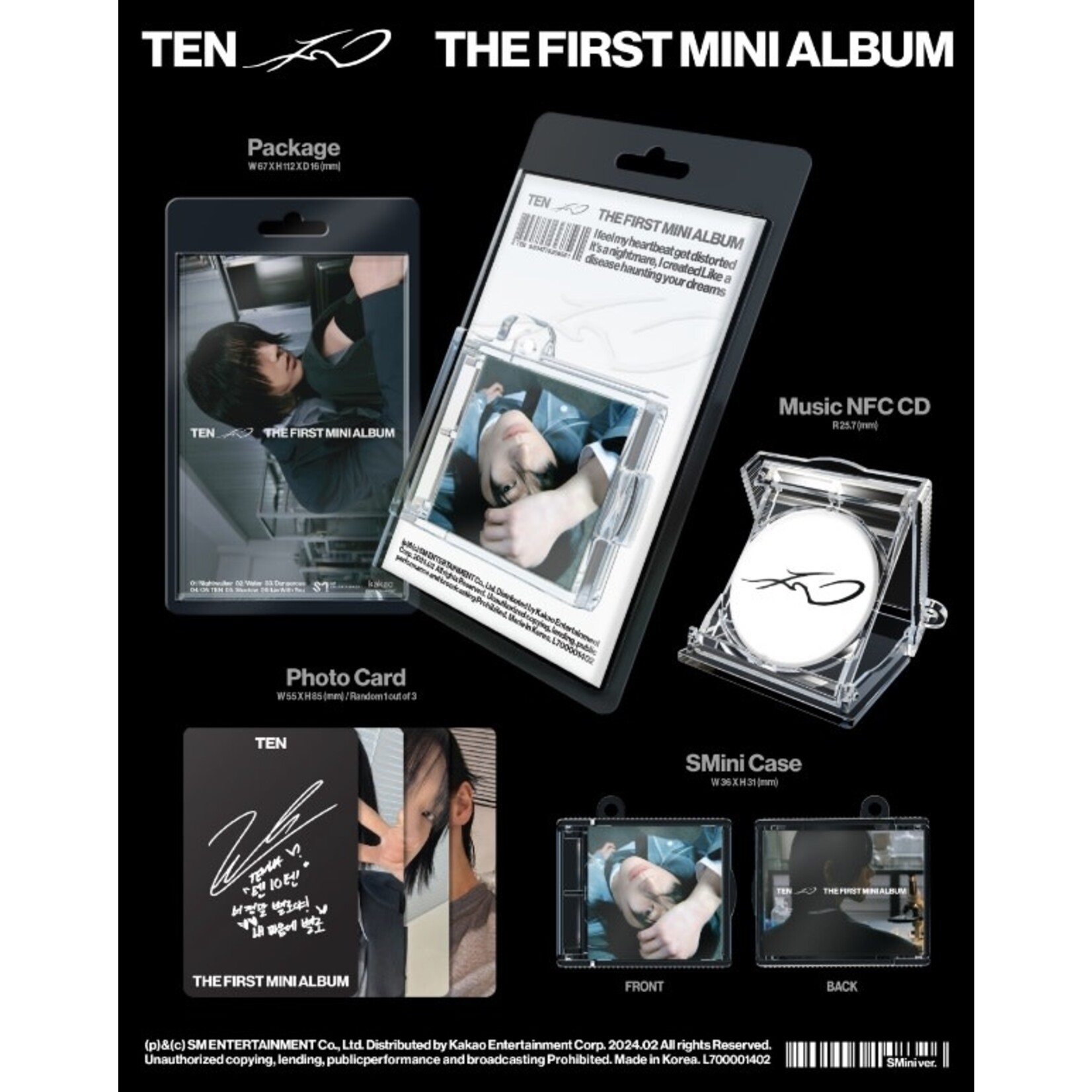 WayV TEN - The 1st Mini Album [TEN] (SMini Ver.)