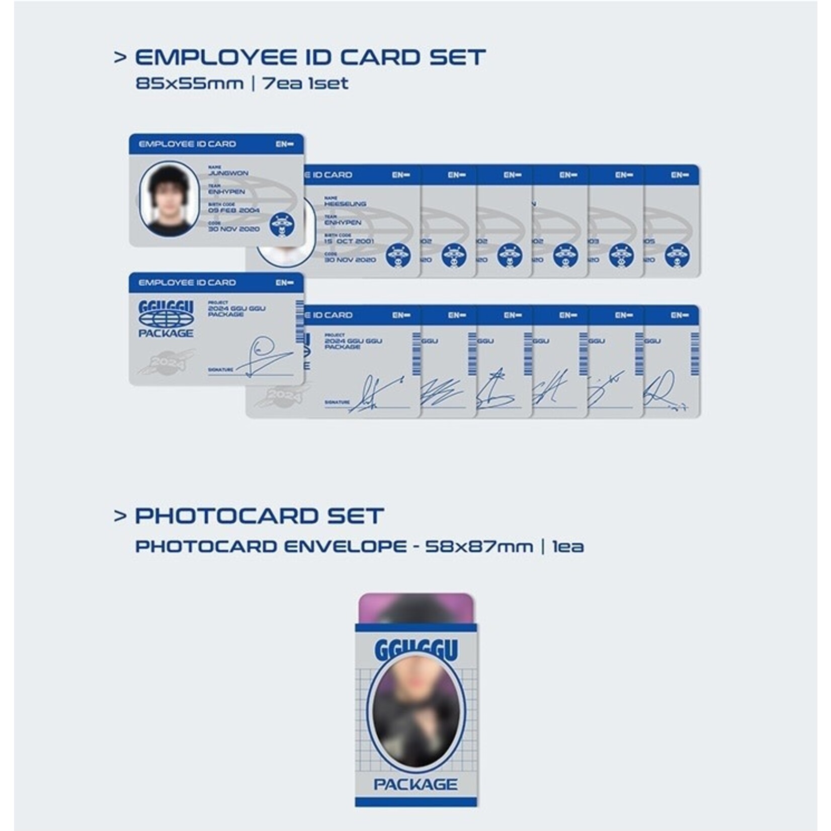 Enhypen ENHYPEN - 2024 GGU GGU PACKAGE + Weverse Gift (WS)