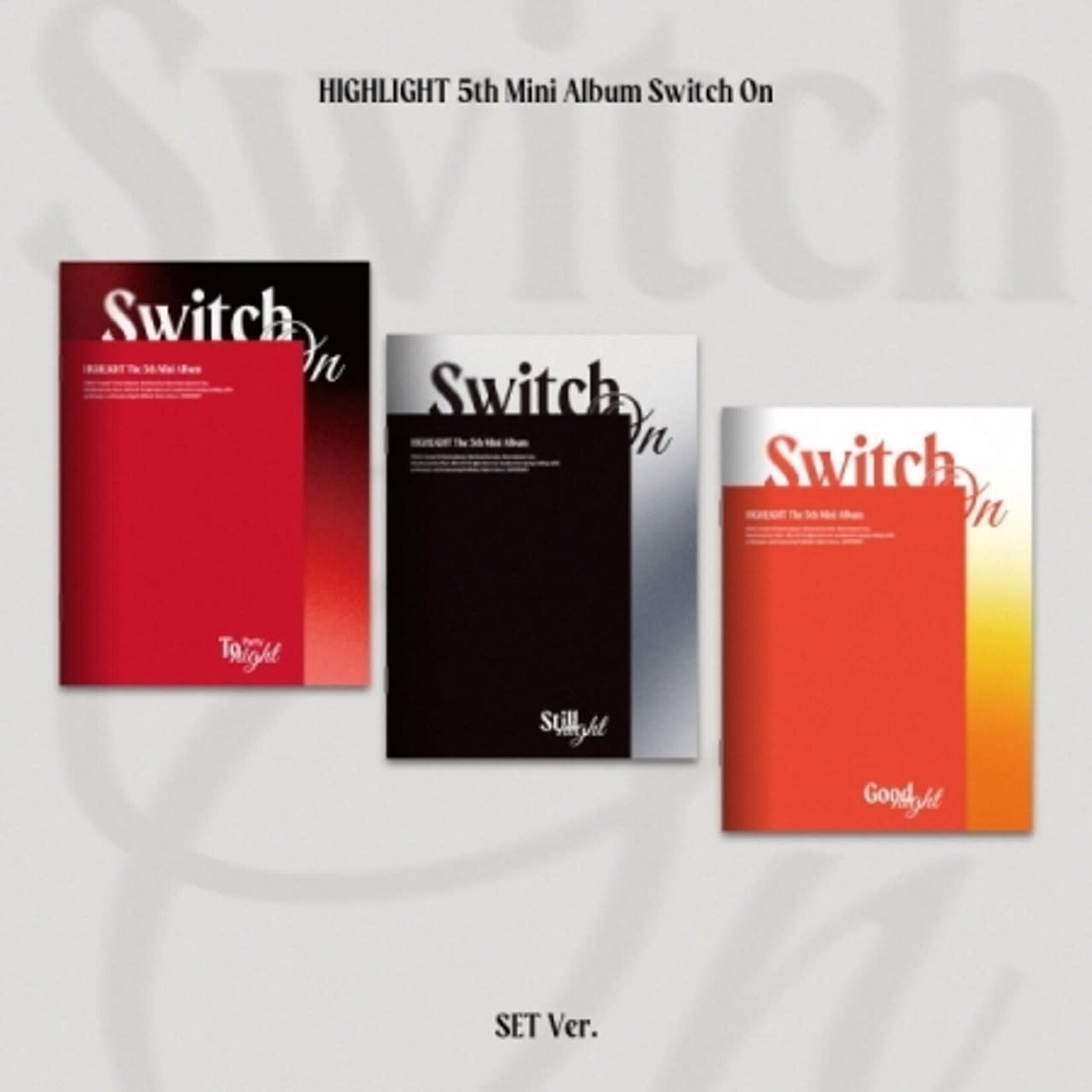 HIGHLIGHT HIGHLIGHT - THE 5th MINI ALBUM [Switch On] Photobook