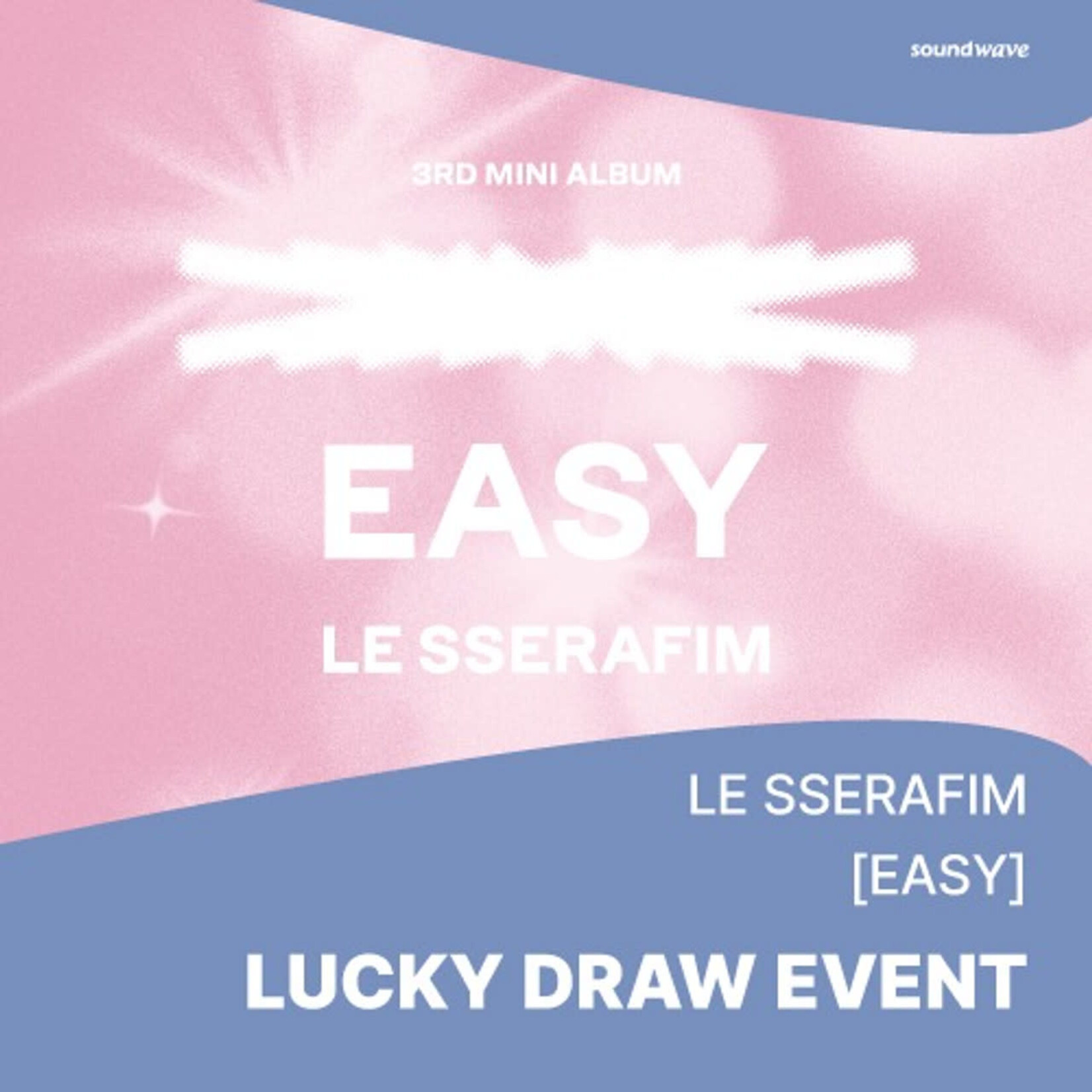 Le Sserafim [Special Store LUCKY DRAW] LE SSERAFIM - 3rd Mini Album 'EASY' (Photobook Ver.) + Random Photocard (SW)