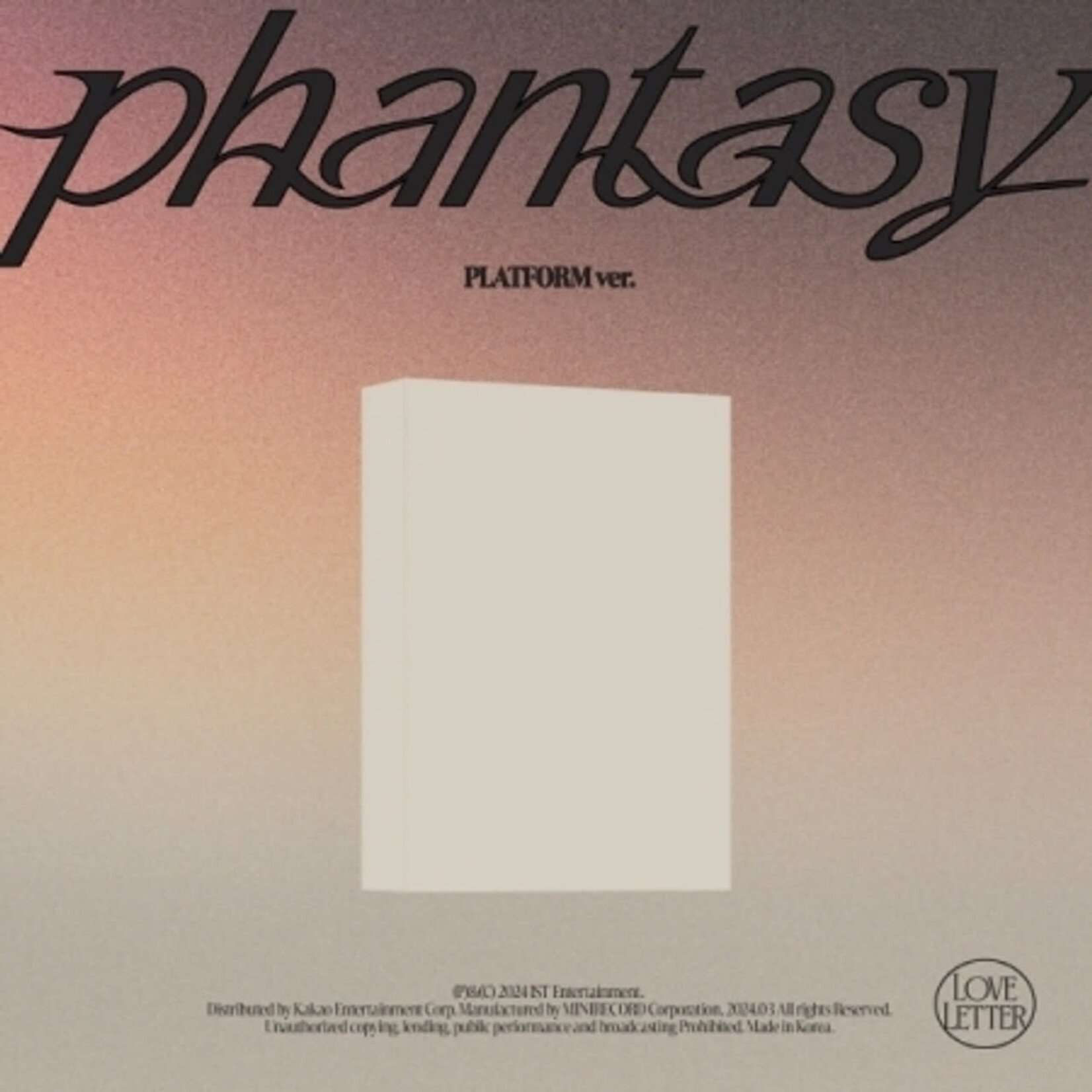 The Boyz THE BOYZ - 2ND ALBUM [Phantasy_ Pt.3 Love Letter] (PLATFORM)