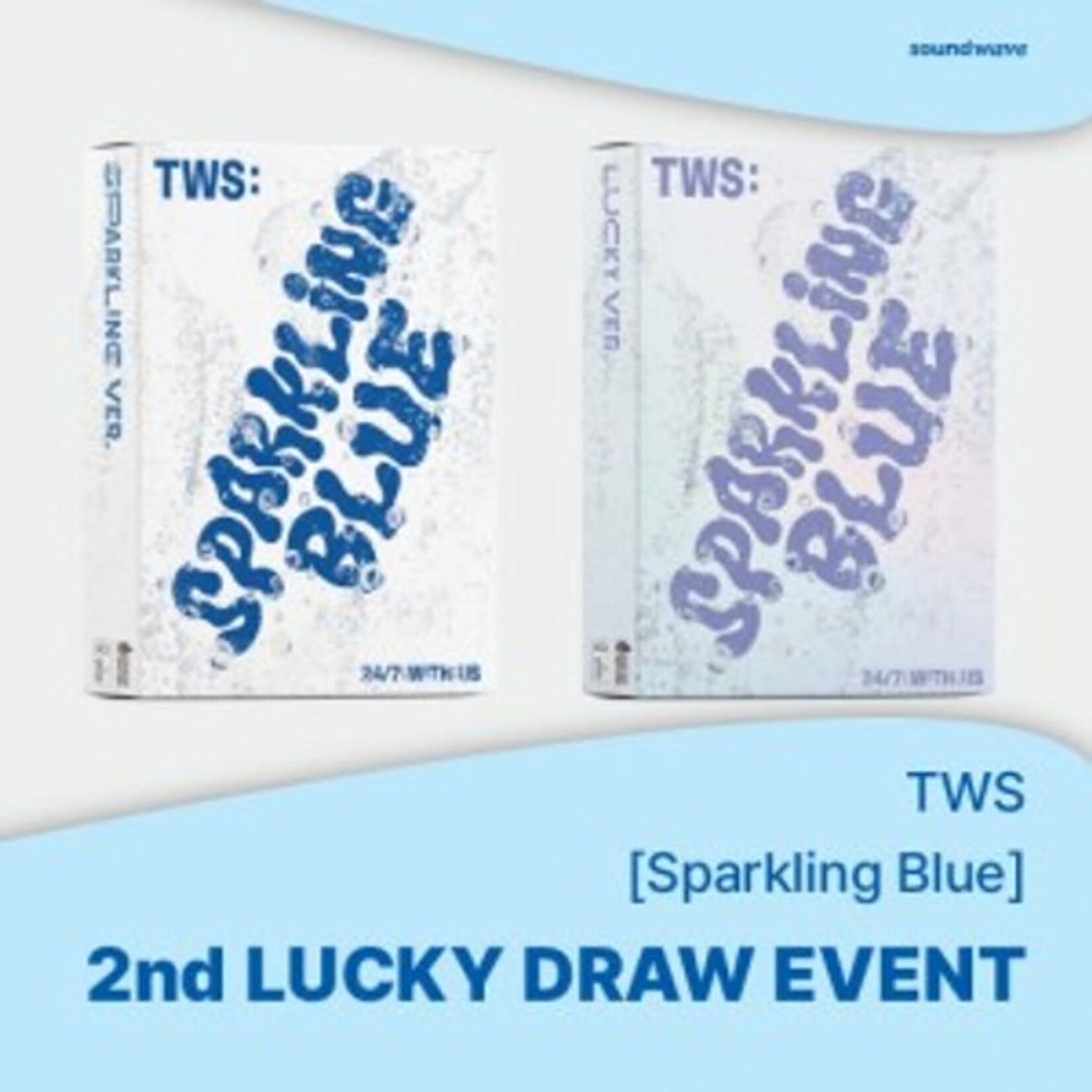 TWS [2ND LUCKY DRAW] TWS - 1st Mini Album 'Sparkling Blue' + Random Photocard (SW)