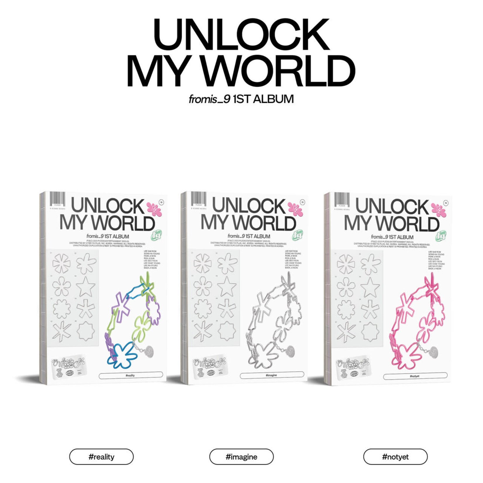 Fromis_9 fromis_9 - 1st ALBUM [Unlock My World]