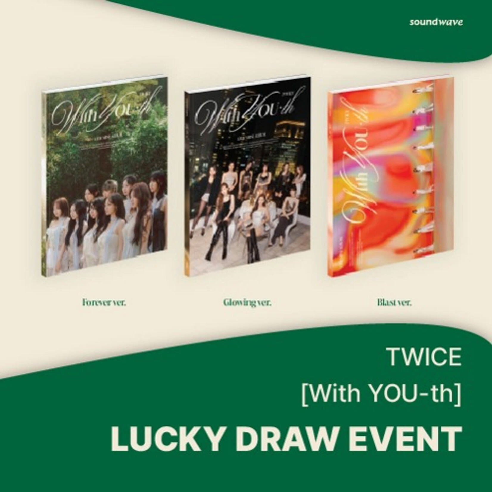 Twice [LUCKY DRAW] TWICE - With YOU-th + Random Photocard (SW)