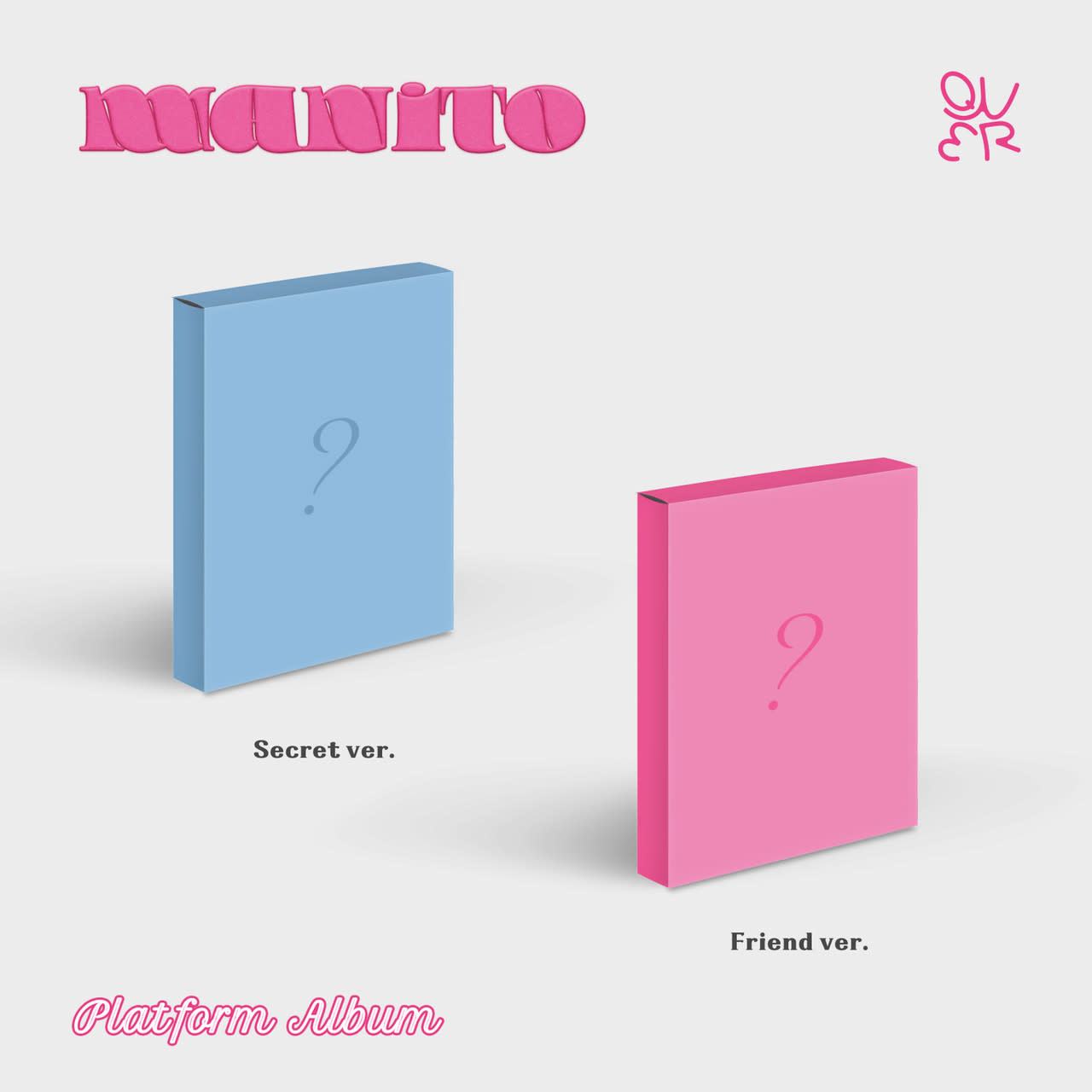 新品未開封 QWER MANITO Friend ver. Album CD QWER - 1st Mini Album [MANITO] (Platform ver.) - K-Town