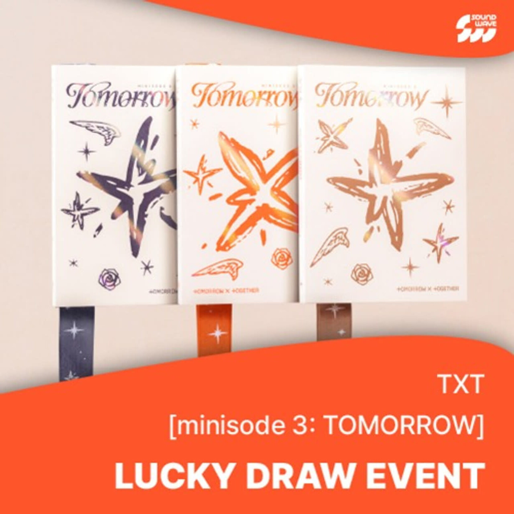 TXT [LUCKY DRAW] TOMORROW X TOGETHER (TXT) - minisode 3: TOMORROW + Random Photocard (SW)