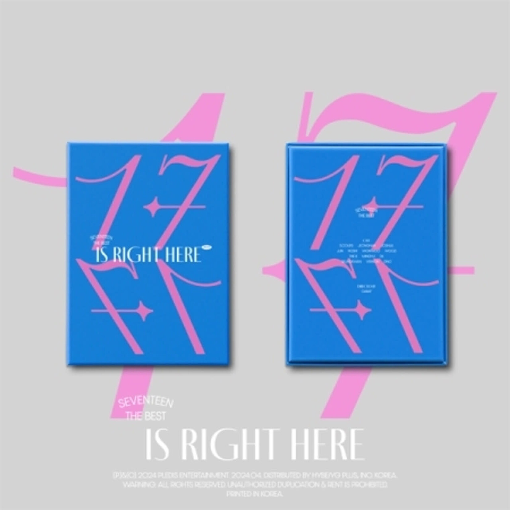 Seventeen SEVENTEEN - BEST ALBUM [17 IS RIGHT HERE] (DEAR Ver.) (Random ver)