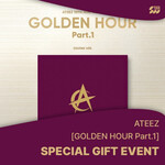 ATEEZ ATEEZ - 10th Mini Album [GOLDEN HOUR : Part.1] (Digipak VER.)(Random Ver.) + Random Photocard (SW)