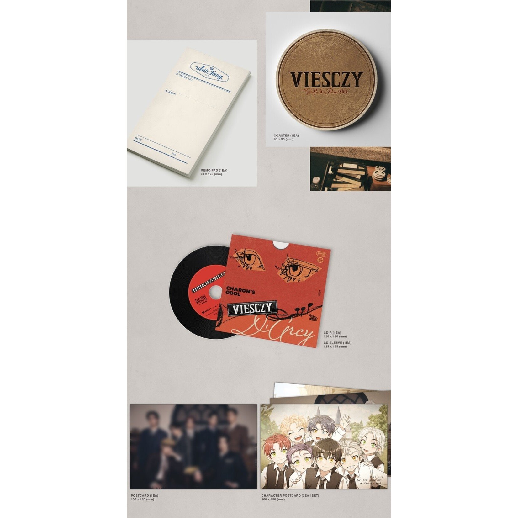 Enhypen ENHYPEN - DARK MOON SPECIAL ALBUM [MEMORABILIA] (Moon ver.) & Decelis Academy kit + Weverse Gift (WS)