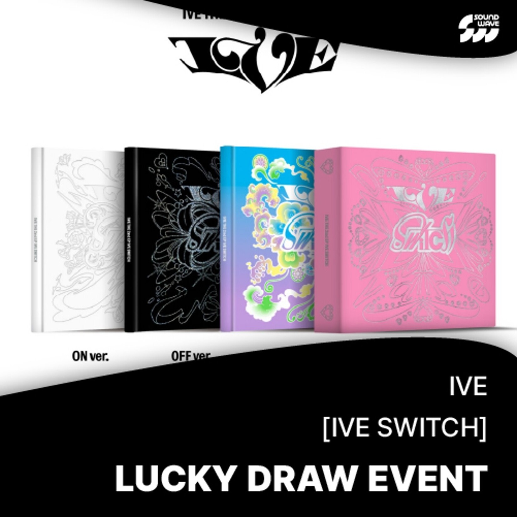 Ive [LUCKY DRAW] IVE - THE 2nd EP [IVE SWITCH] (Photobook Ver.) + Random Photocard (SW)