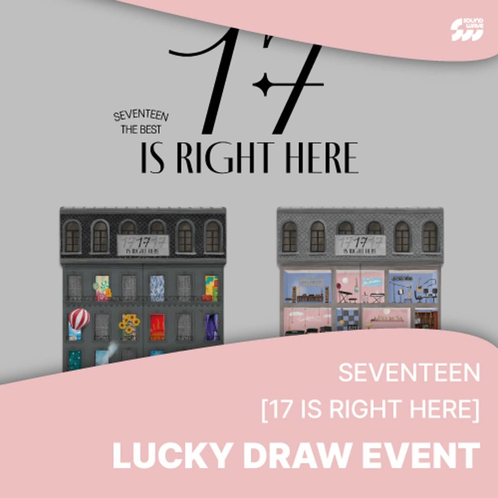 Seventeen [LUCKY DRAW] SEVENTEEN - BEST ALBUM [17 IS RIGHT HERE] (Photobook Ver.) + Random Photocard (SW)