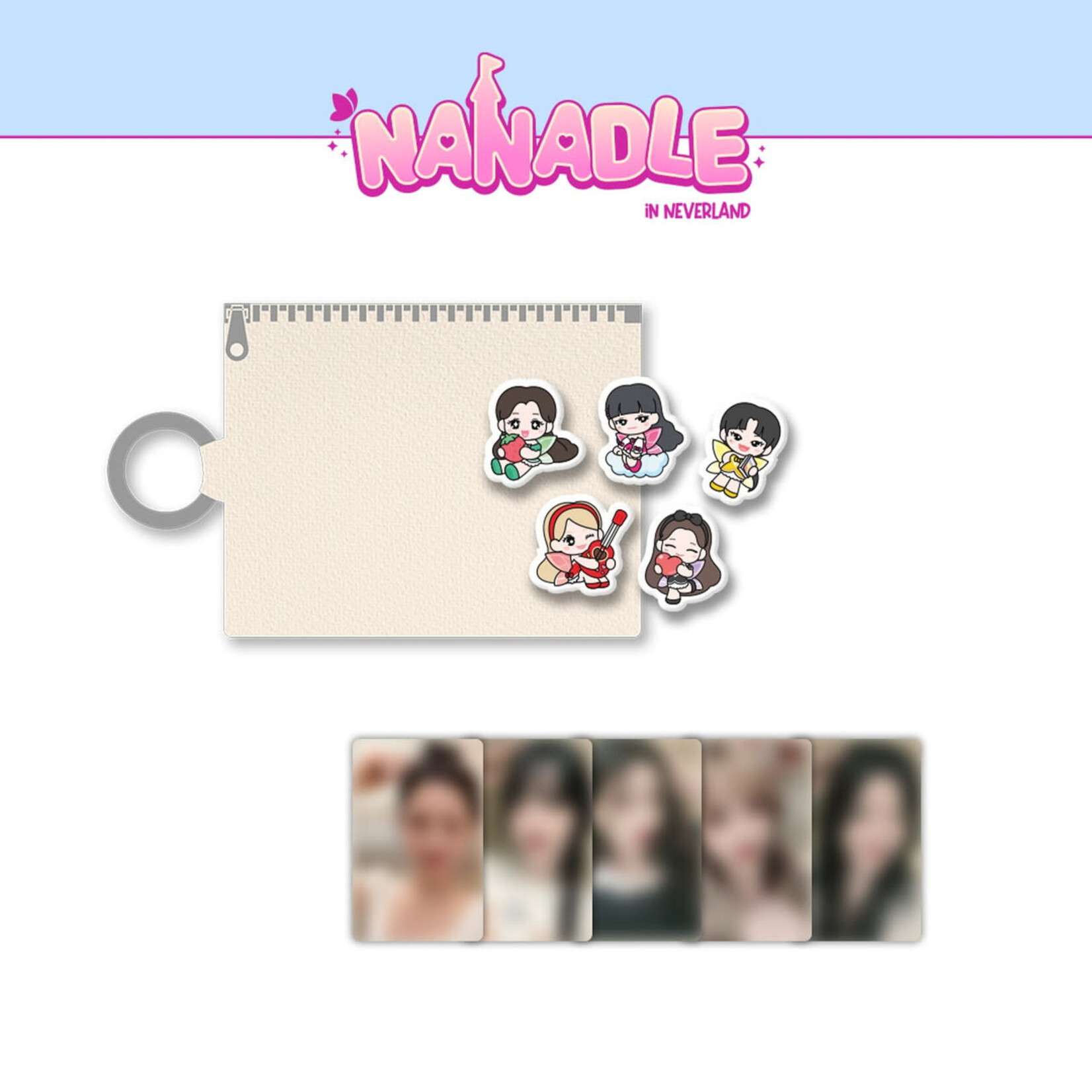 i-dle* (G)I-DLE - '6TH ANNIVERSARY OFFICIAL MD NANADLE' MINI POUCH + PATCH SET